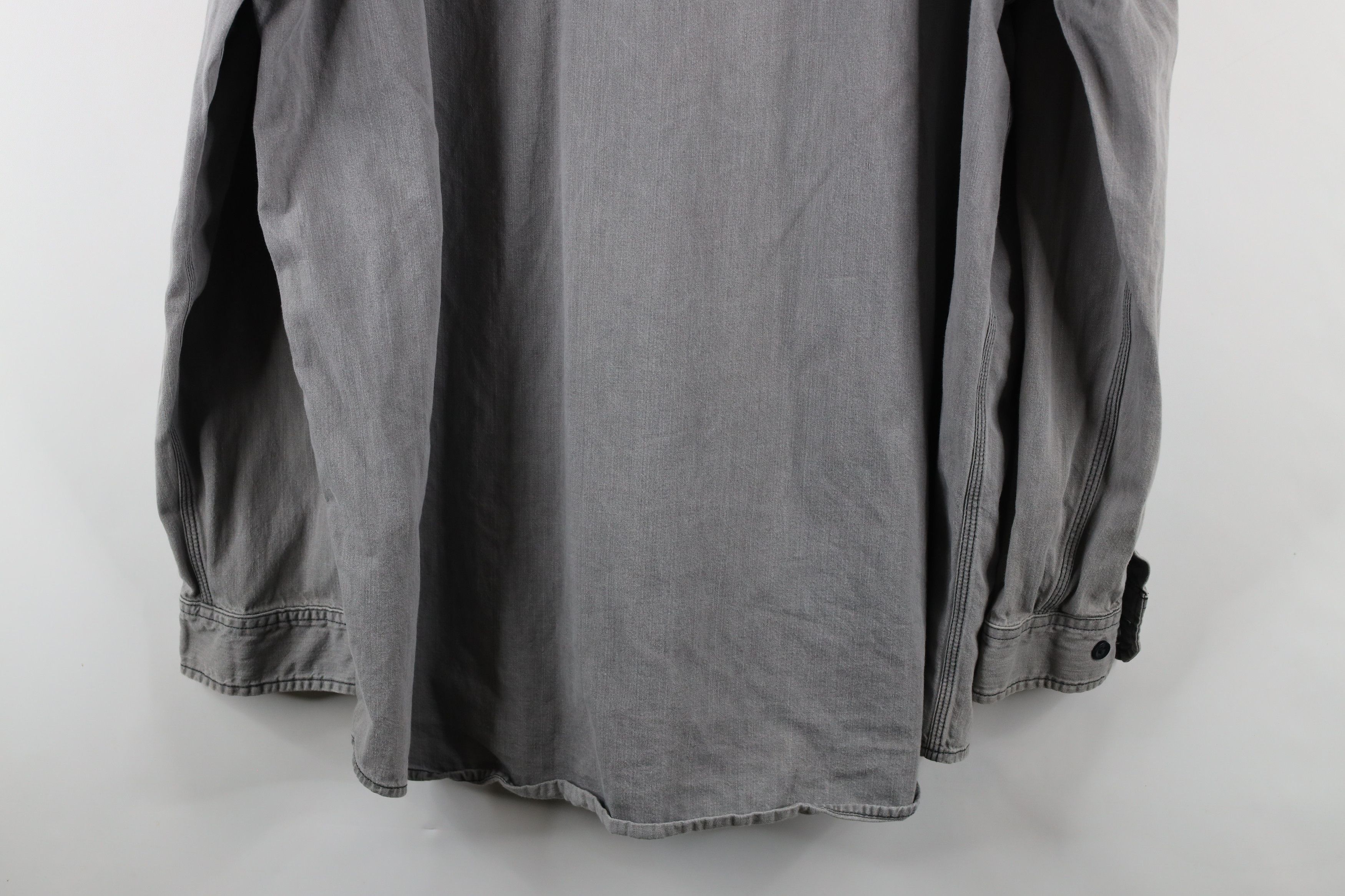 L.L. Bean × Vintage Vintage 90s LL Bean Stonewash Denim Jean Button Shirt Gray Size US XL / EU 56 / 4 - 11 Thumbnail