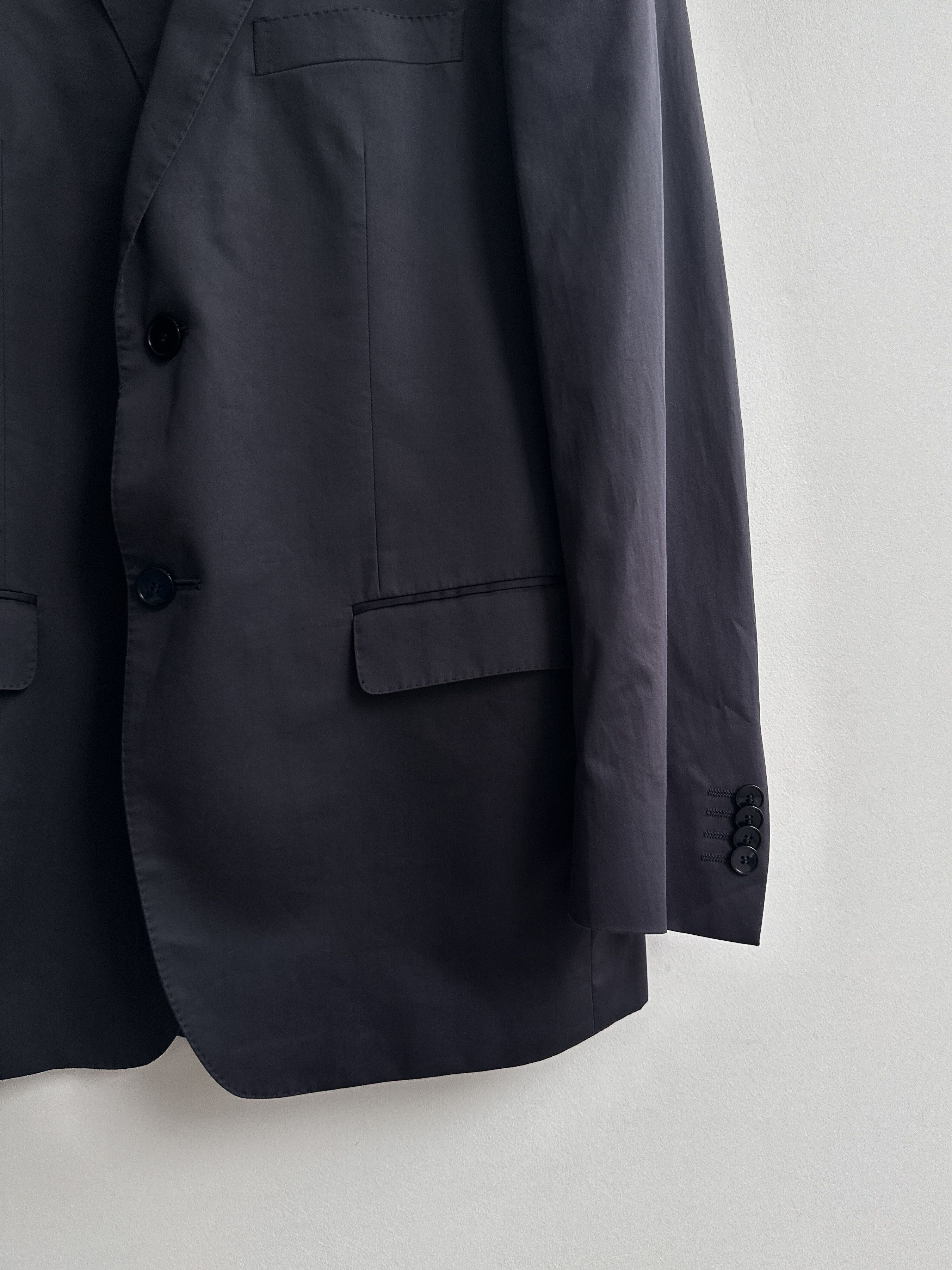 Ermenegildo Zegna Ermenegildo Zegna Navy Blazer Slim Fit Size 46R - 5 Thumbnail