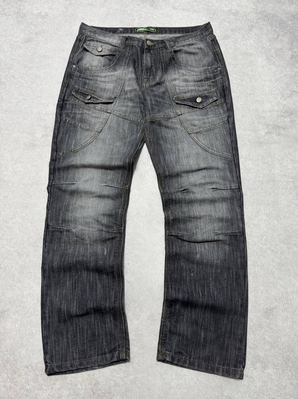 No Fear crazy y2k faded no fear japan style jeans if six was nine Size US 34 / EU 50 - 1 Thumbnail