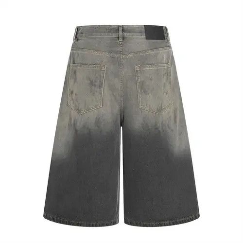 Japanese Brand Punk distressed washed vintage gradient denim shorts Size US 32 / EU 48 - 3 Thumbnail