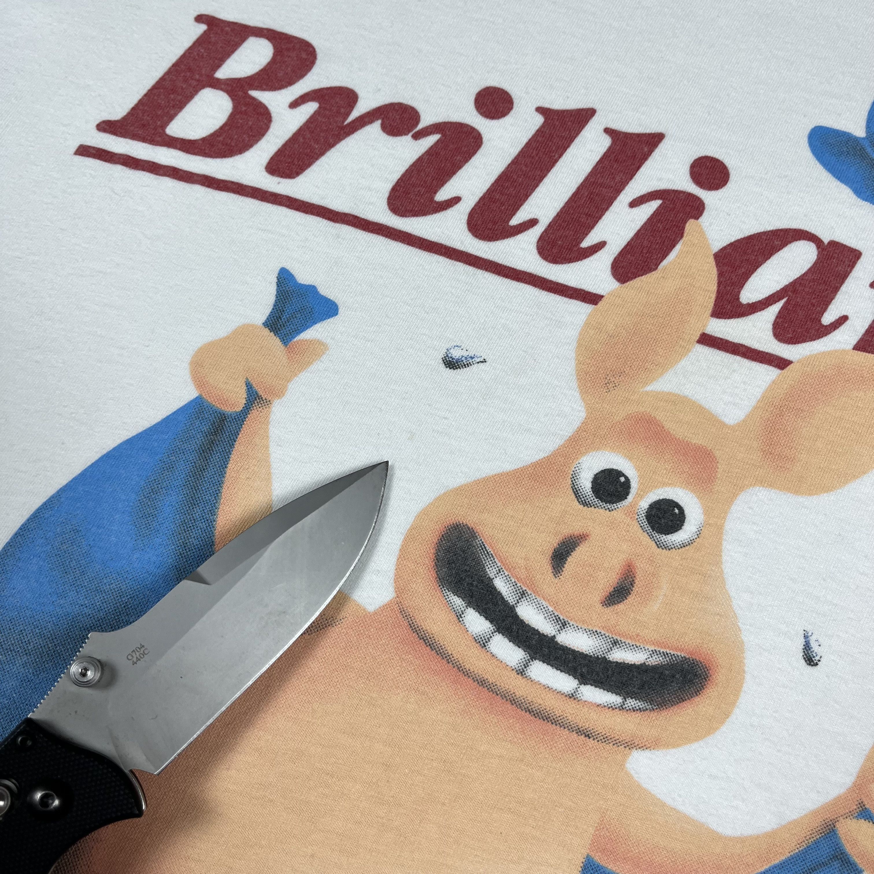 Cartoon Network Vintage “Brilliant” Creature Comforts Cartoon T Shirt 1992 Size US M / EU 48-50 / 2 - 10 Thumbnail