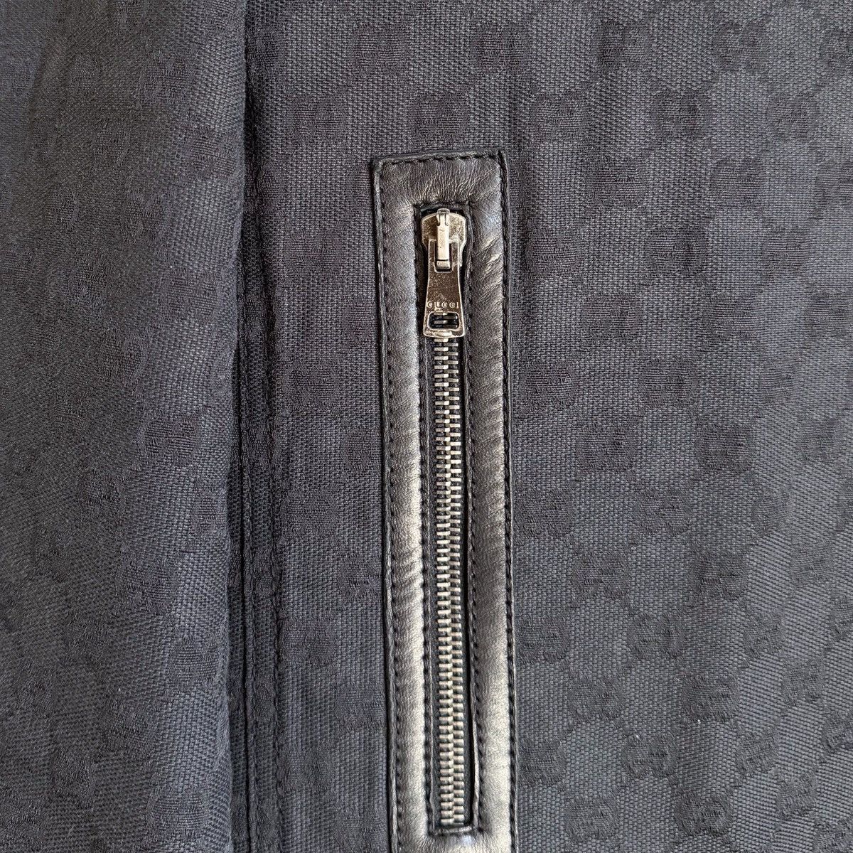 Gucci Gucci By Tom Ford GG Monogram Leather Moto Jacket Size US S / EU 44-46 / 1 - 6 Thumbnail