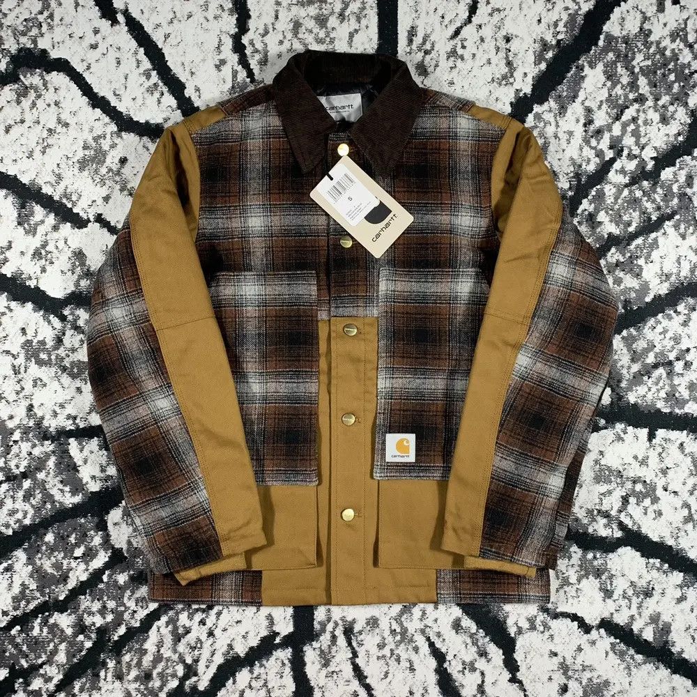 Carhartt CARHARTT HIGHLAND JACKET DENIM WOOL AMERICAN STYLE Size US S / EU 44-46 / 1 - 1 Thumbnail