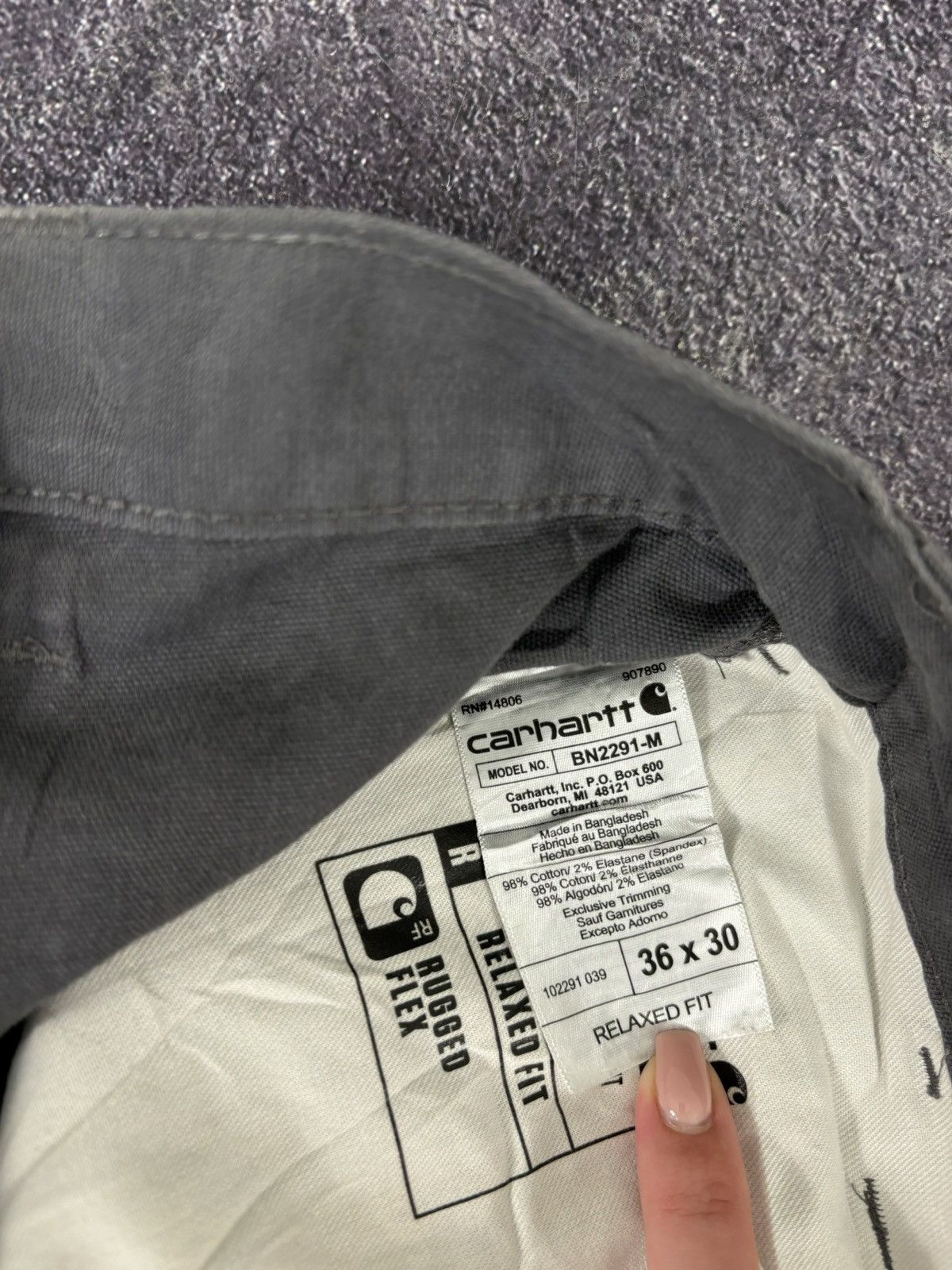 Carhartt Vintage Carhartt Y2K Gray Work Hype Relaxed Fit Baggy Pants Size US 36 / EU 52 - 19 Thumbnail