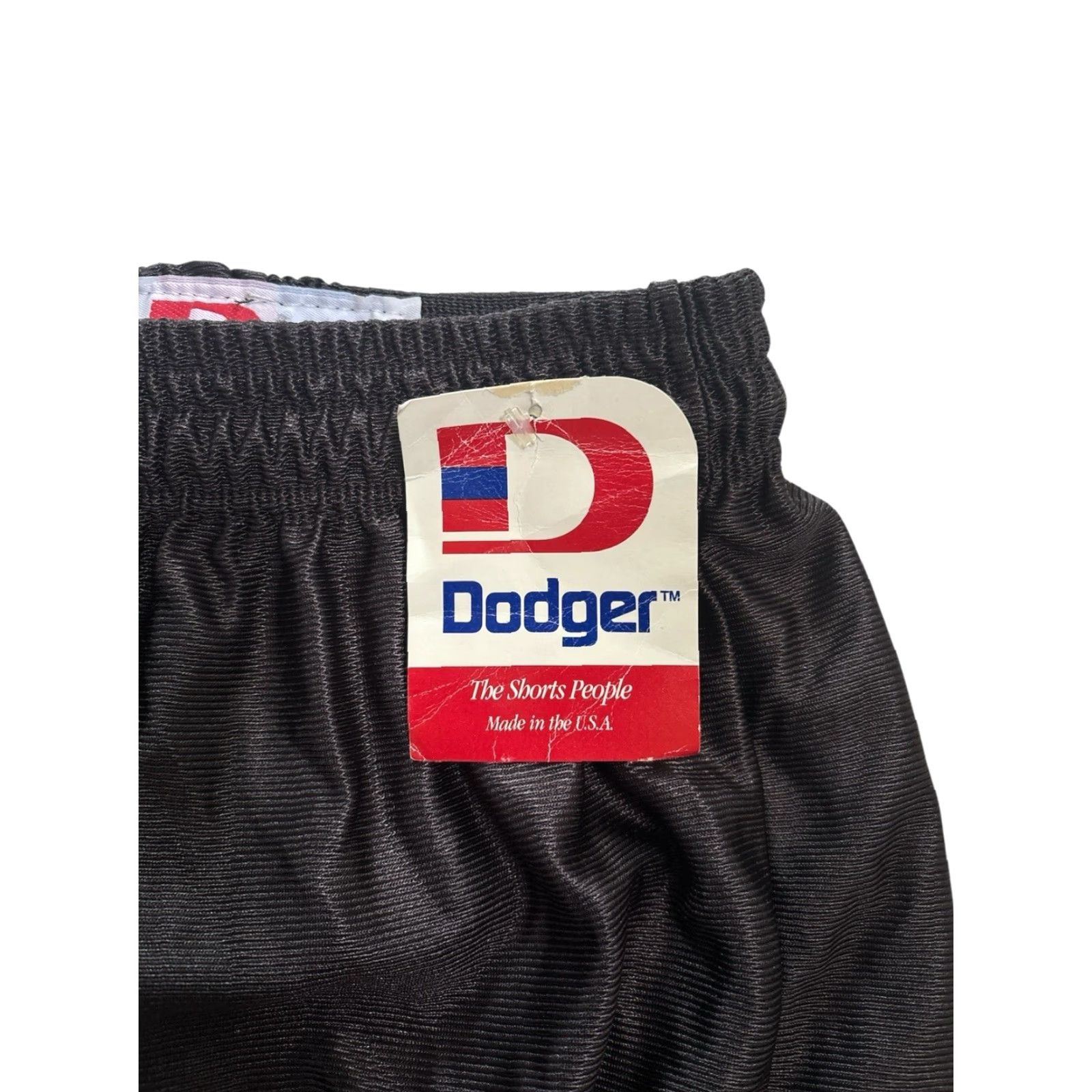 Vintage VINTAGE Dodgers Dazzle Basketball Shorts Mens S Black 90s NOS NWT Made in USA Athletic Activewear Basketball Mens Size US 29 - 2 Thumbnail