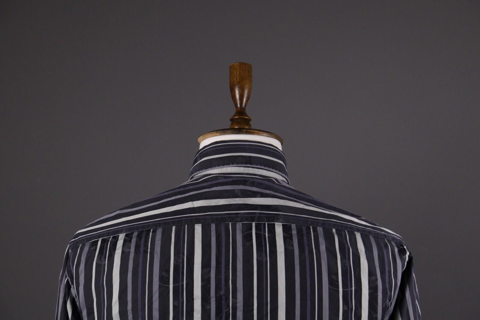 Ted Baker Ted Baker London Stripe Long Sleeve Button Down Shirt Size 5 Size US M / EU 48-50 / 2 - 9 Thumbnail