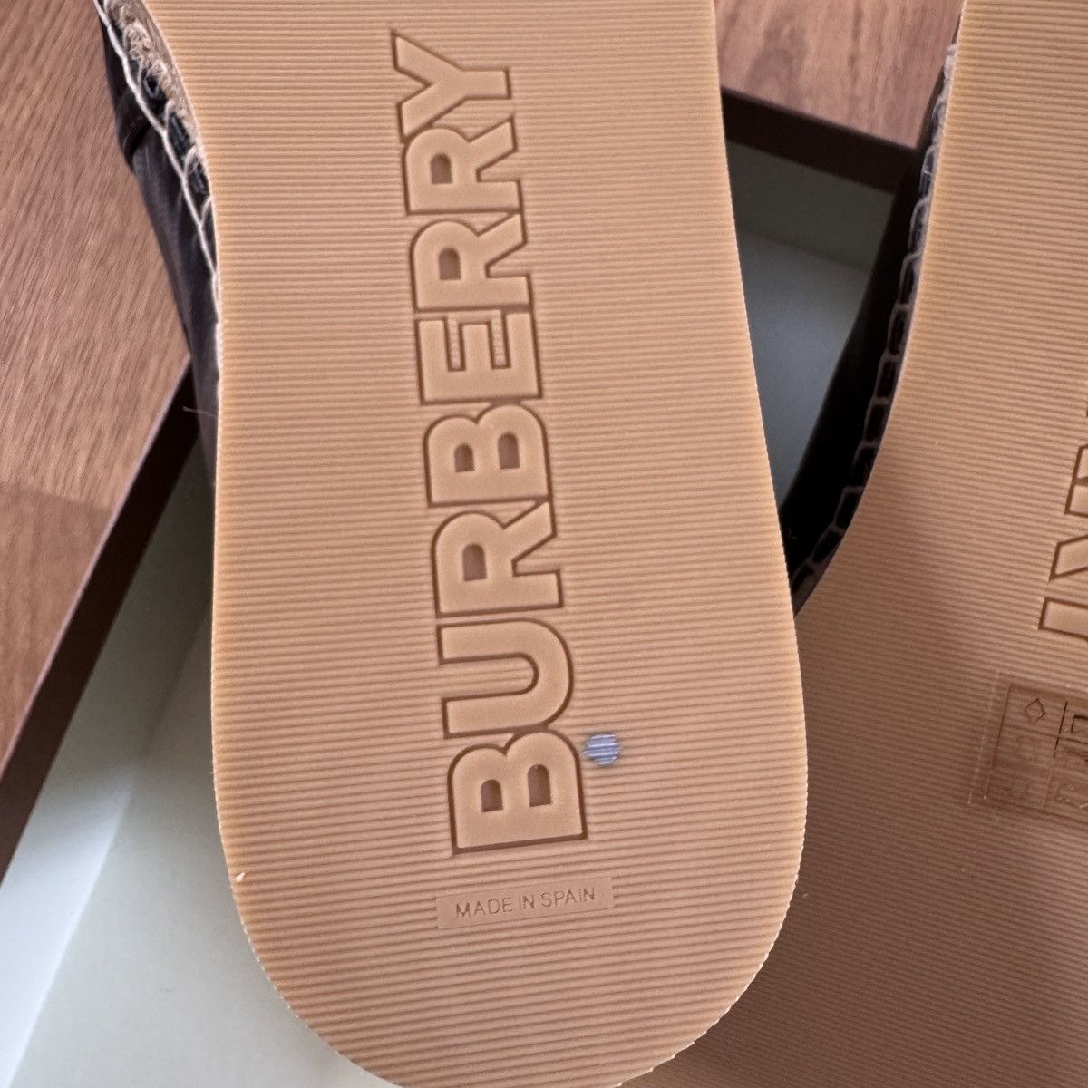 Burberry BURBERRY Men’s Leather EKD Motif Espadrille Black Size 41 Size US 8 / EU 41 - 8 Thumbnail
