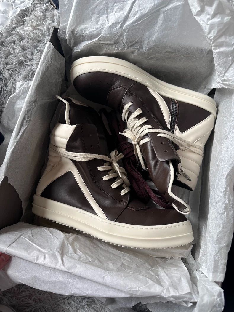 Rick Owens Geobasket High-Top Sneakers-dmc