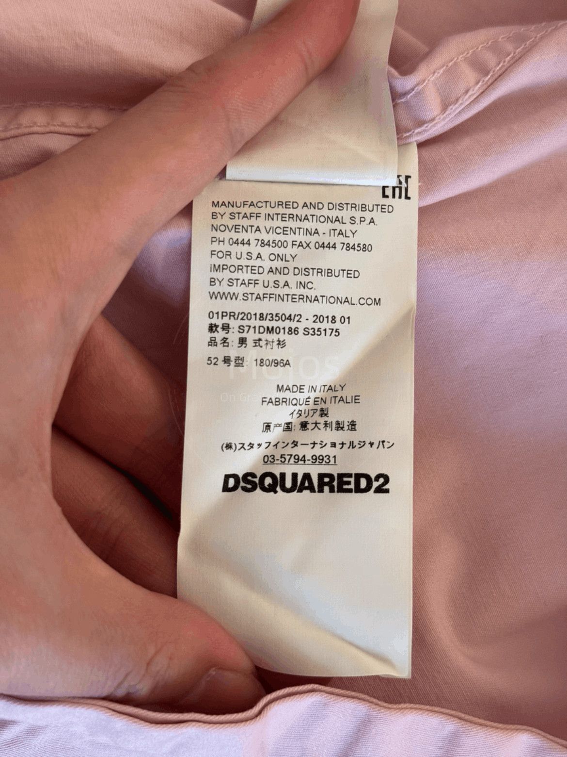 Dsquared2 Sz 52 Dsquared2 Double Pockets Work Shirt Size US L / EU 52-54 / 3 - 7 Thumbnail