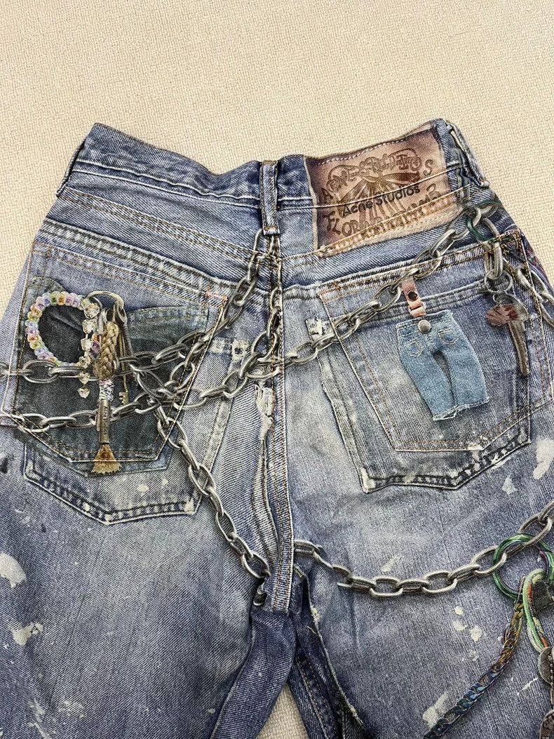 Acne Studios acne studios Graffiti heavy print jeans 2504-Nextarrow Size US 32 / EU 48 - 3 Thumbnail