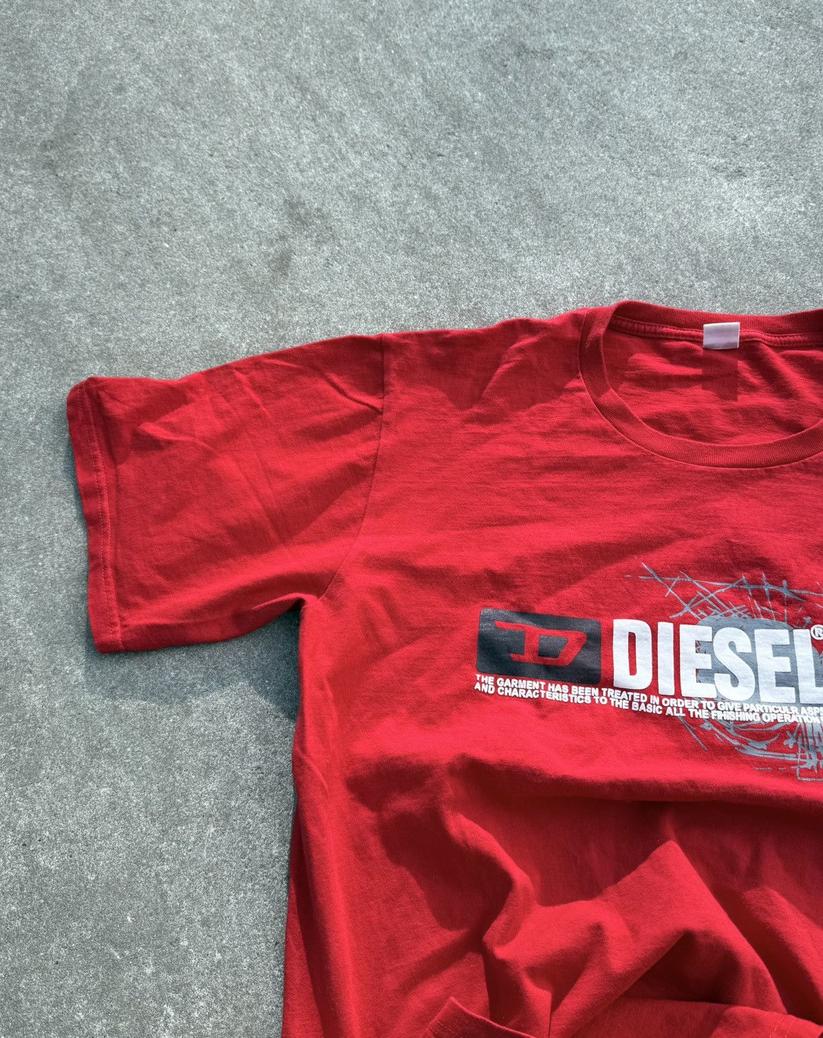 Diesel × Vintage Vintage Diesel Y2K avantgarde streetwear T-shirt Size US L / EU 52-54 / 3 - 5 Thumbnail