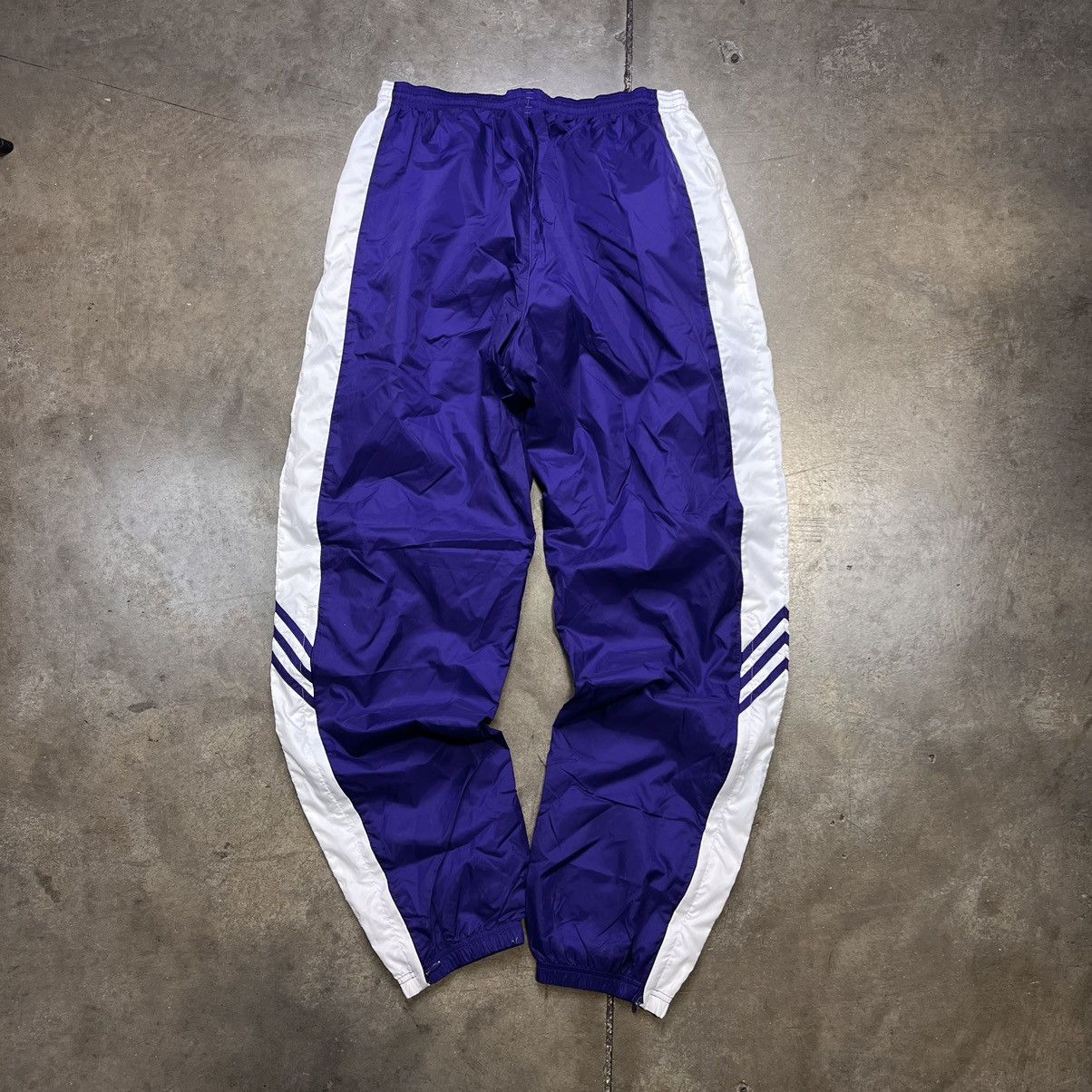 Adidas × Vintage Vintage Y2K 00s Adidas Wimdbreaker Sweatpants Drill Size US 30 / EU 46 - 5 Thumbnail