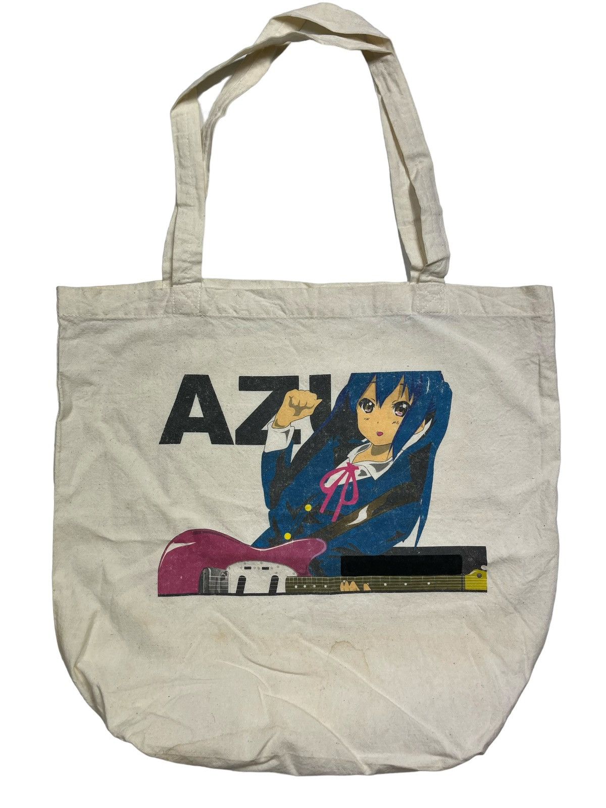 Anime × Cartoon Network × Japanese Brand Azusa Nakano K-ON! Anime Totebag Size ONE SIZE - 1 Thumbnail