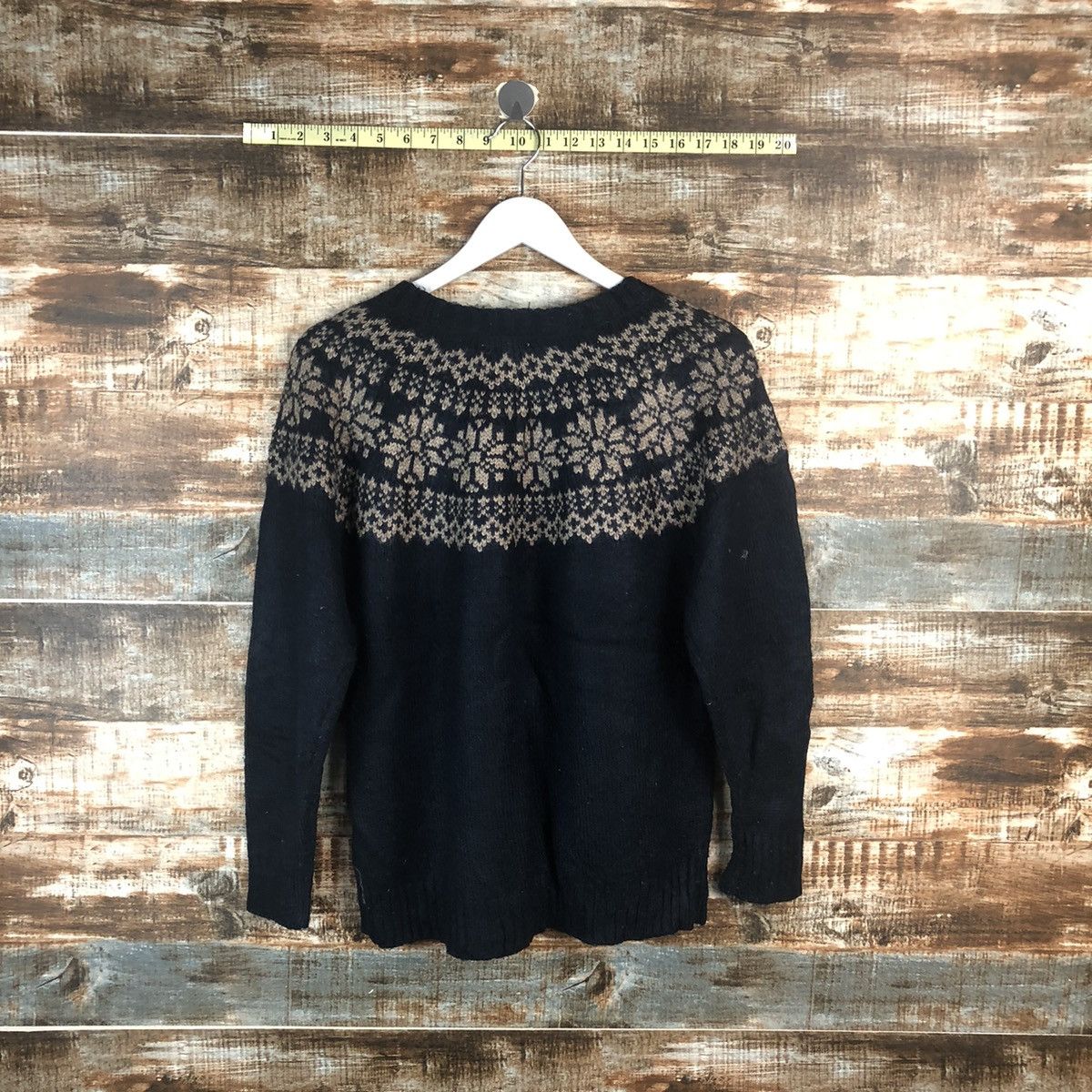 Homespun Knitwear Iso Laine Blue navajo Knitwear #A2270 Size M / US 6-8 / IT 42-44 - 13 Thumbnail