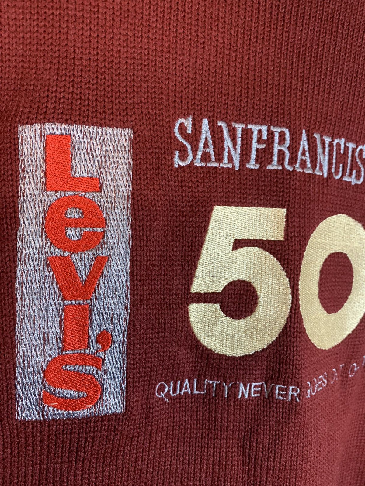 Levi's × Levi's Vintage Clothing × Vintage *RARE* Vintage 50’s Levi’s Western Wear 501 Knit Sweater - M Size US M / EU 48-50 / 2 - 3 Thumbnail