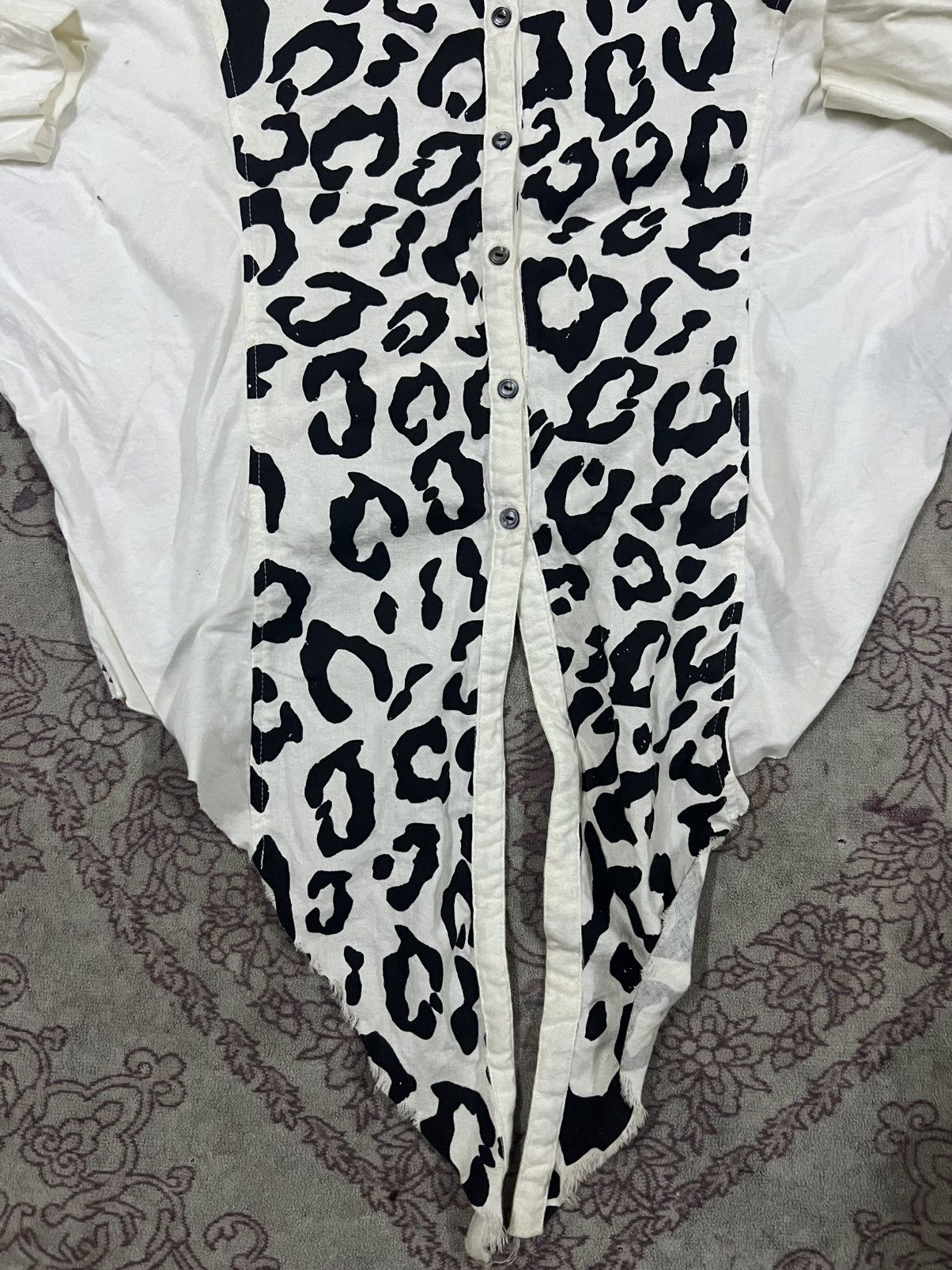 KMRii KMRii Archival Leopard Print Draped shirt Size US L / EU 52-54 / 3 - 6 Thumbnail