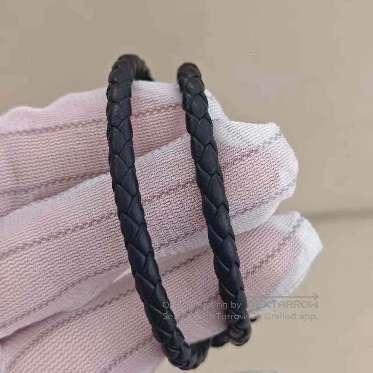 Bottega Veneta Bottega Veneta Woven Lambskin Unisex Bracelet. Size ONE SIZE - 3 Thumbnail