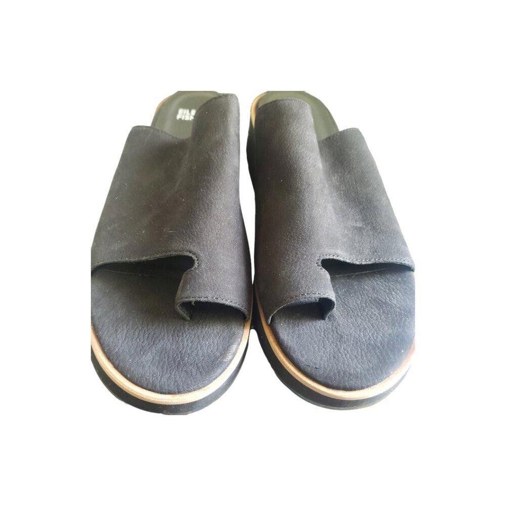 Eileen Fisher SH103 Eileen Fisher Dare Toe Ring Platform Slide Sandals 9.5 Size US 9.5 / IT 39.5 - 2 Thumbnail