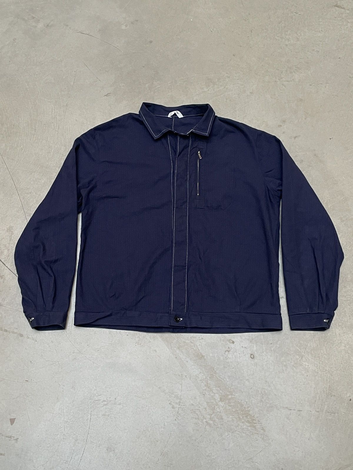 Vintage Vintage OTAVAN Czech Workwear Herringbone Jacket late 70s Size US XL / EU 56 / 4 - 2 Thumbnail