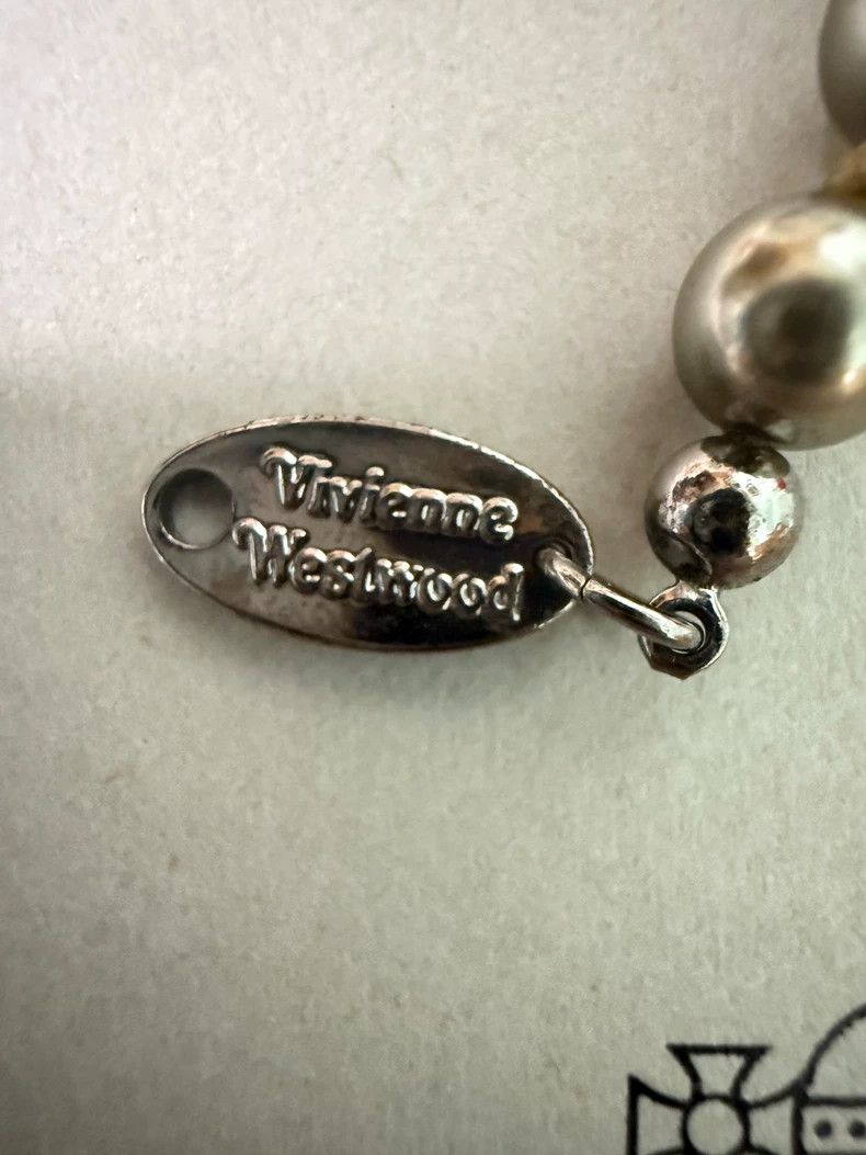 Vivienne Westwood Vivienne Westwood Pearl necklace grey Men's Size ONE SIZE - 4 Thumbnail