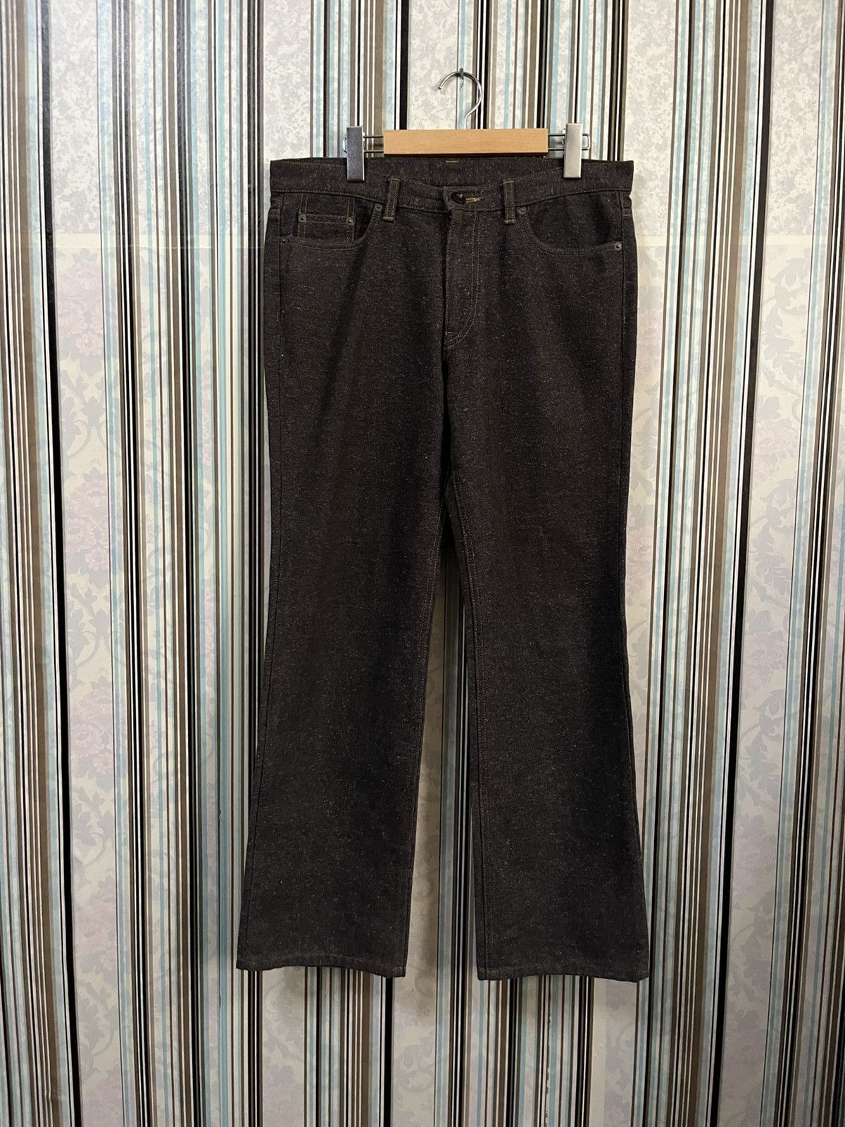 291295=Homme 1990s 291295 hommesalt and pepper relaxed fit #I Size US 33 - 1 Thumbnail
