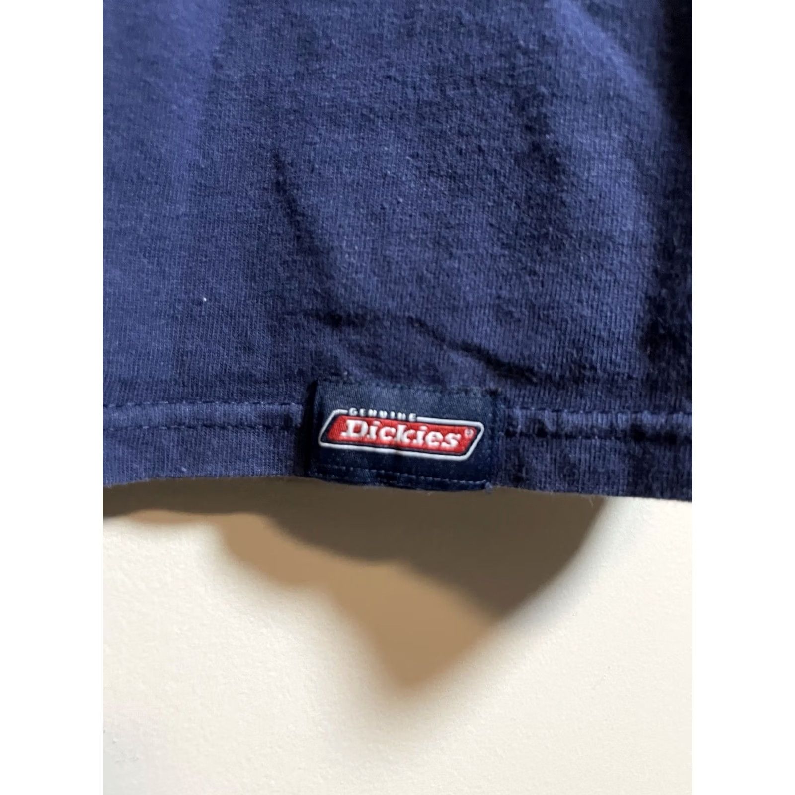 Dickies Dickies Men's XL Dark Blue Cotton T-Shirt Crew Neck Short Sleeve Regular Fit Size US XL / EU 56 / 4 - 5 Thumbnail