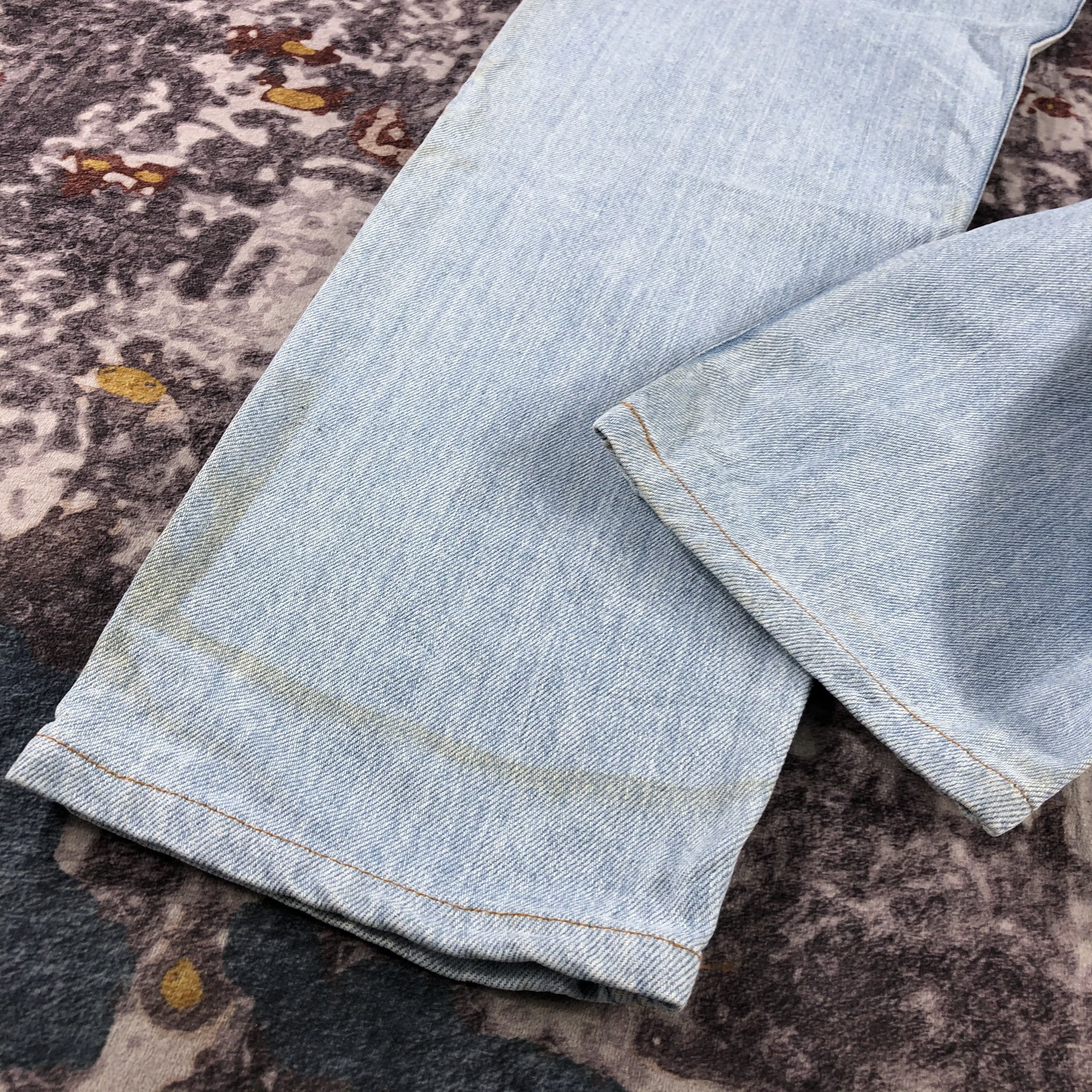 Levi's × Vintage Vintage 90s Light Wash Levis Jeans-JM2724 Size US 35 - 5 Thumbnail