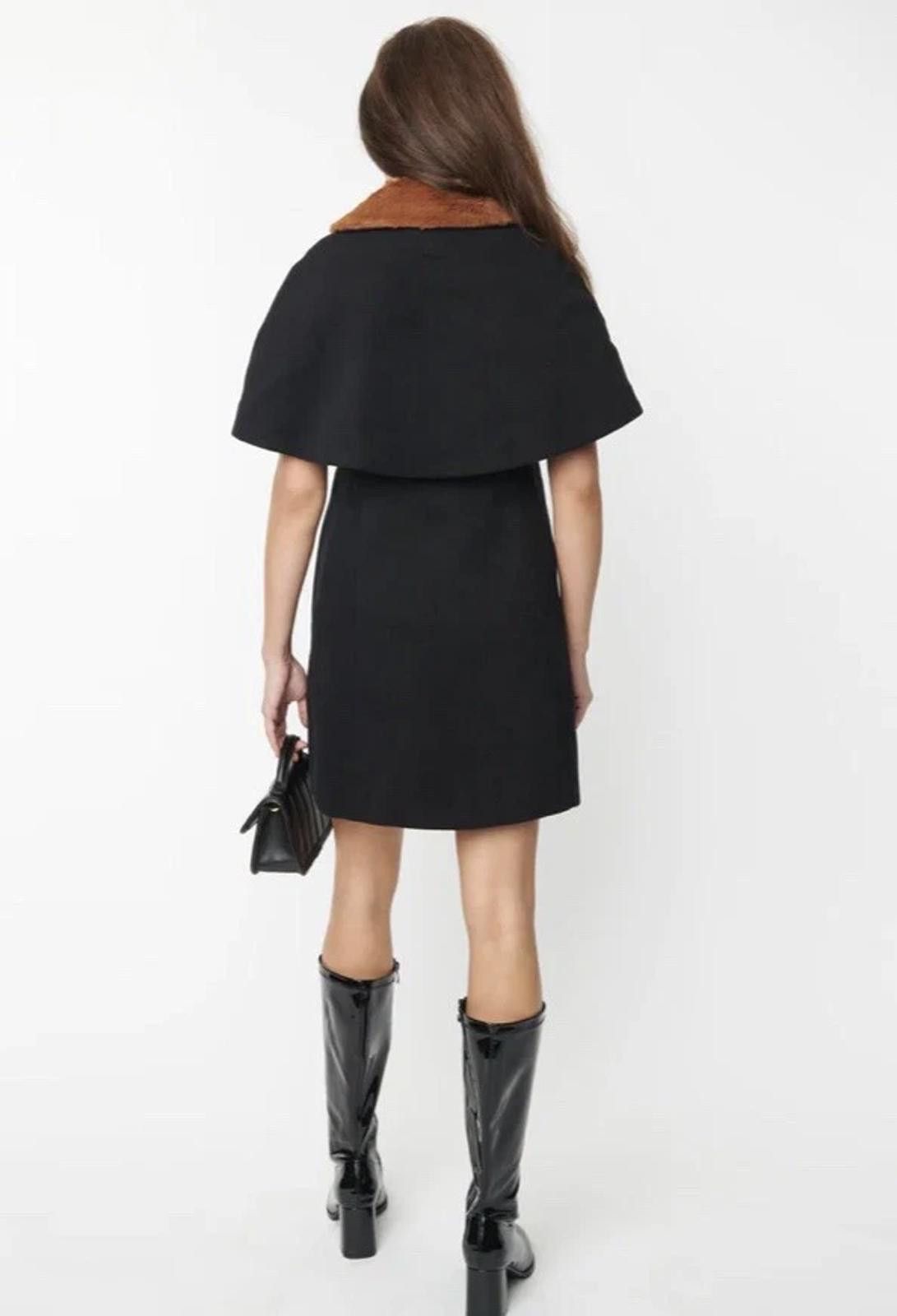 Other Unique Vintage Smak Parlour NWT Black & Brown Fur Collar XL Size XL / US 12-14 / IT 48-50 - 8 Thumbnail