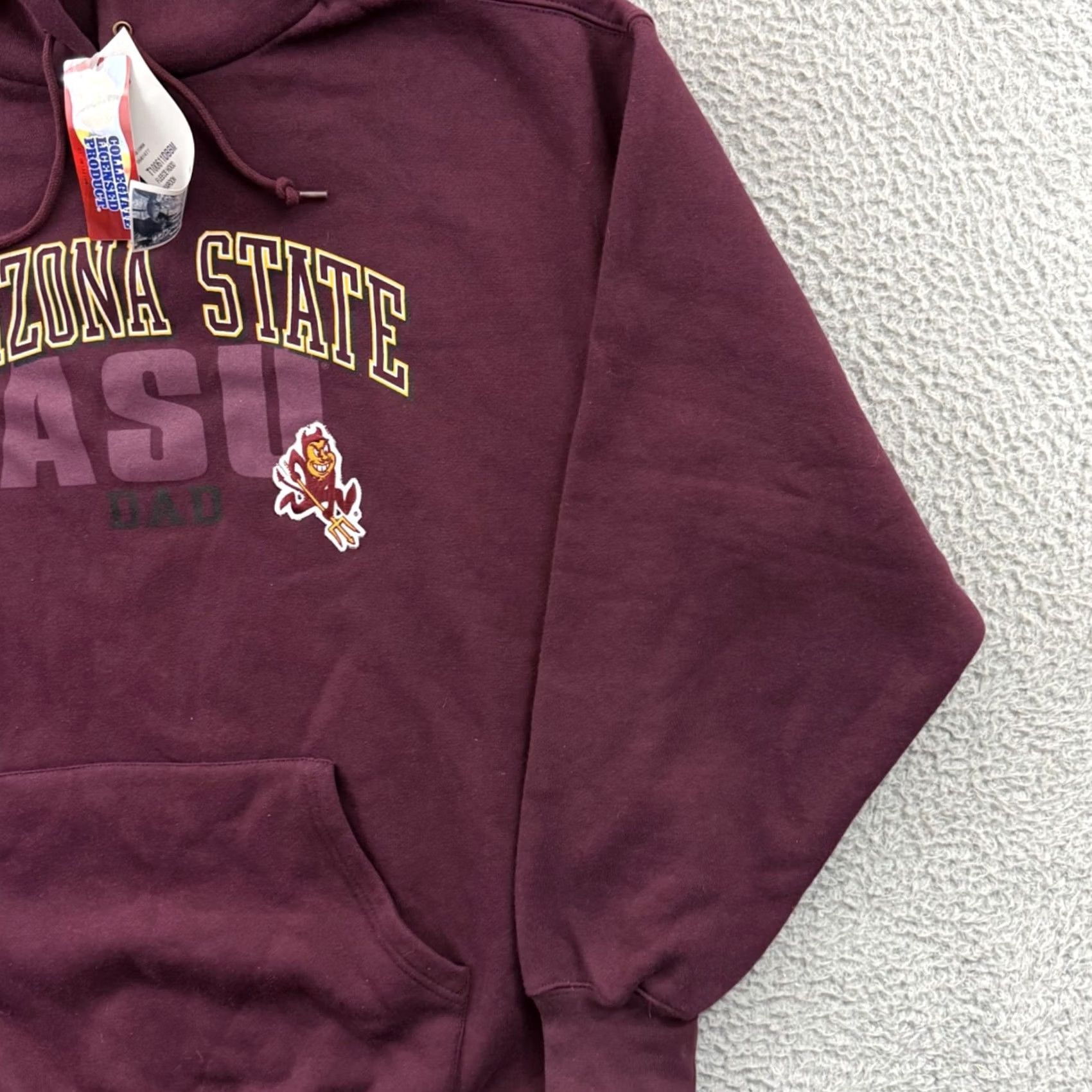 Jansport VINTAGE Jansport Hoodie Mens XL Red College Logo Sweatshirt NWT Size US XL / EU 56 / 4 - 5 Thumbnail