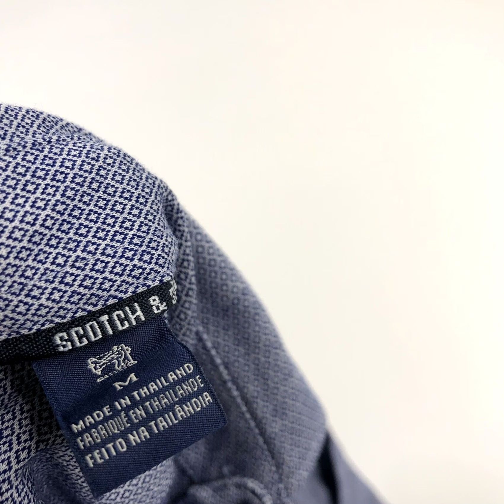Scotch & Soda Scotch & Soda Amsterdam Medium New Button Front Long Sleeve Cotton Casual Shirt Size US M / EU 48-50 / 2 - 4 Thumbnail