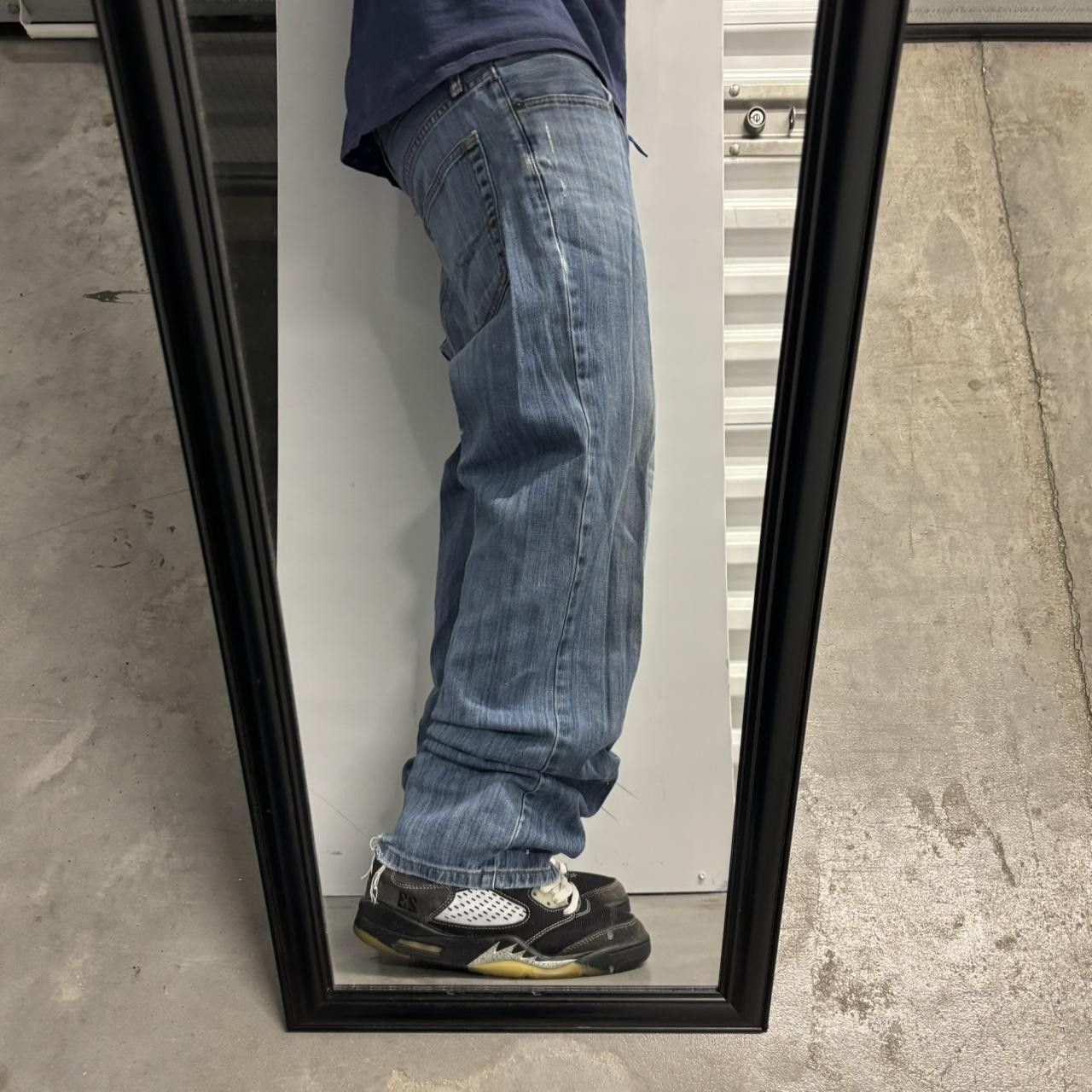 Vintage Crazy Vintage Y2K/2000s Grunge Faded Wash Distressed Denim Jeans! 34x30 Size US 34 / EU 50 - 2 Thumbnail