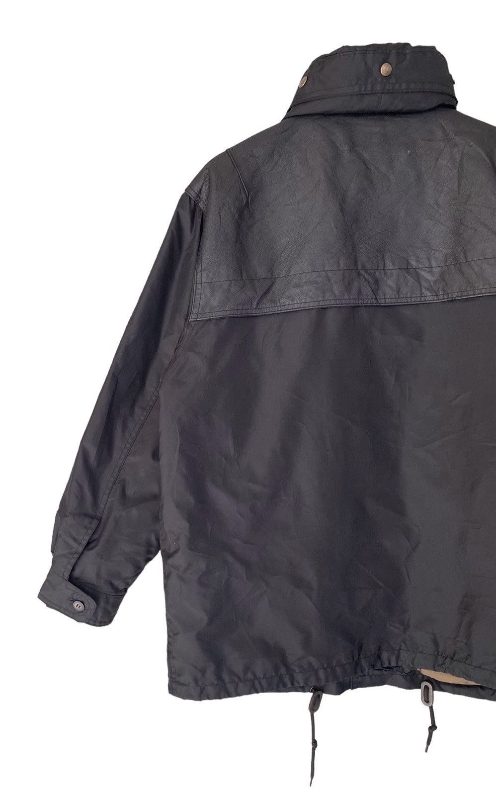 Grassroots California × If Only Was True × Vintage Vintage GRASS ROOST Leather Nylon Jacket Size US M / EU 48-50 / 2 - 11 Thumbnail