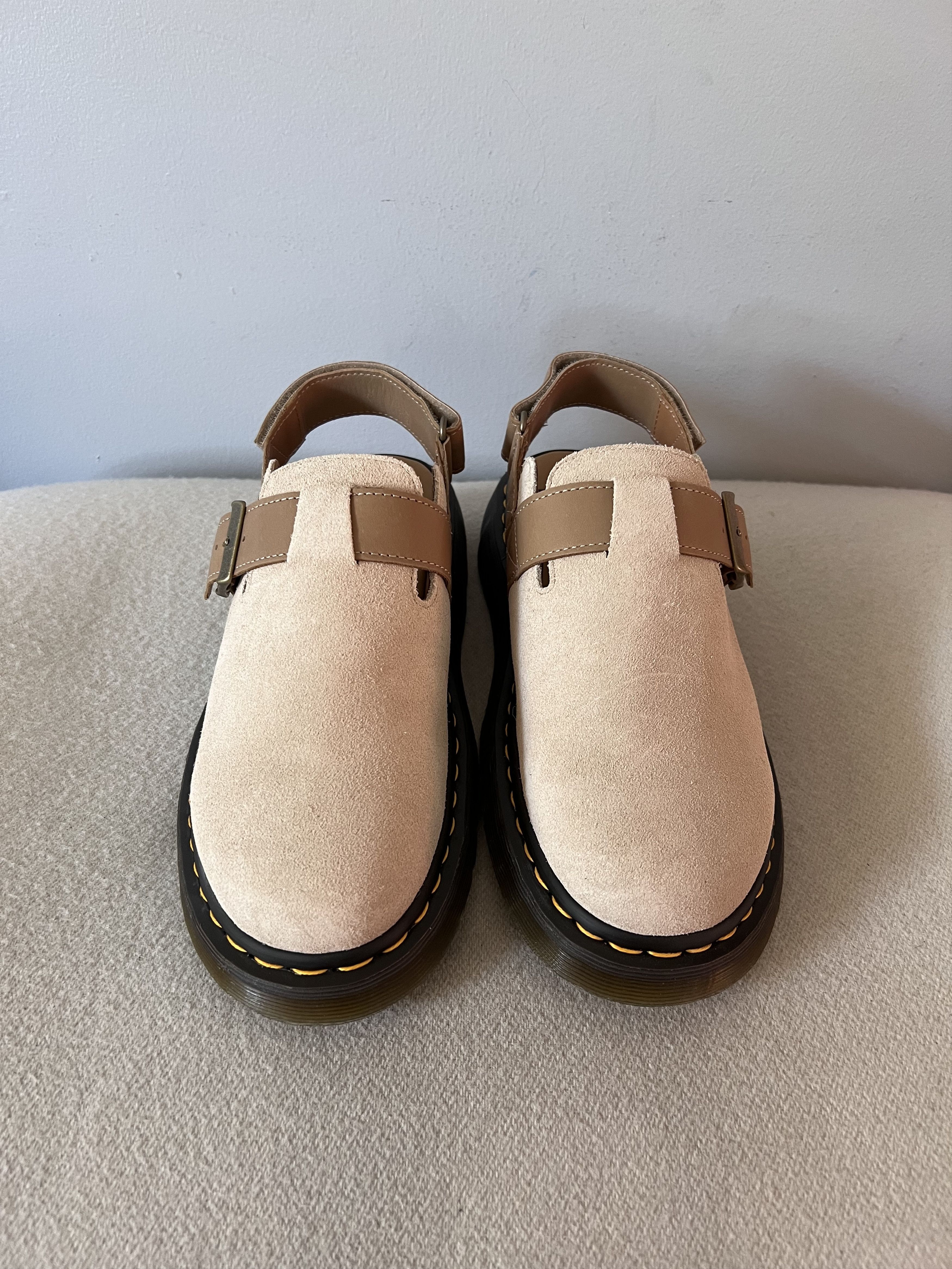 Dr. Martens Dr. Martens Jorge II Sandals in Parchment Beige Suede Size US 12 / EU 45 - 4 Thumbnail