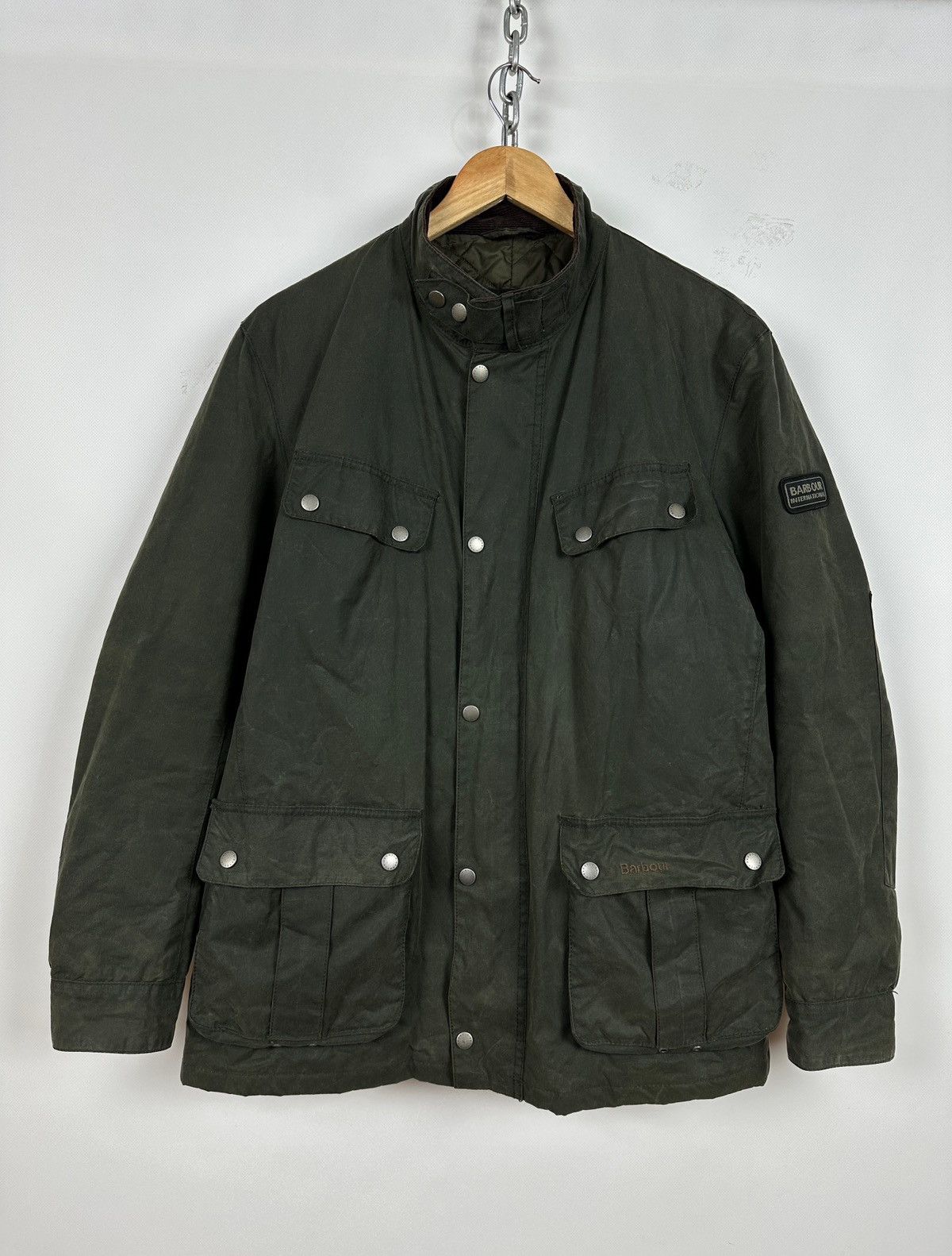 Barbour Barbour International Motorcycle Duke Waxed Jacket Size US L / EU 52-54 / 3 - 5 Thumbnail