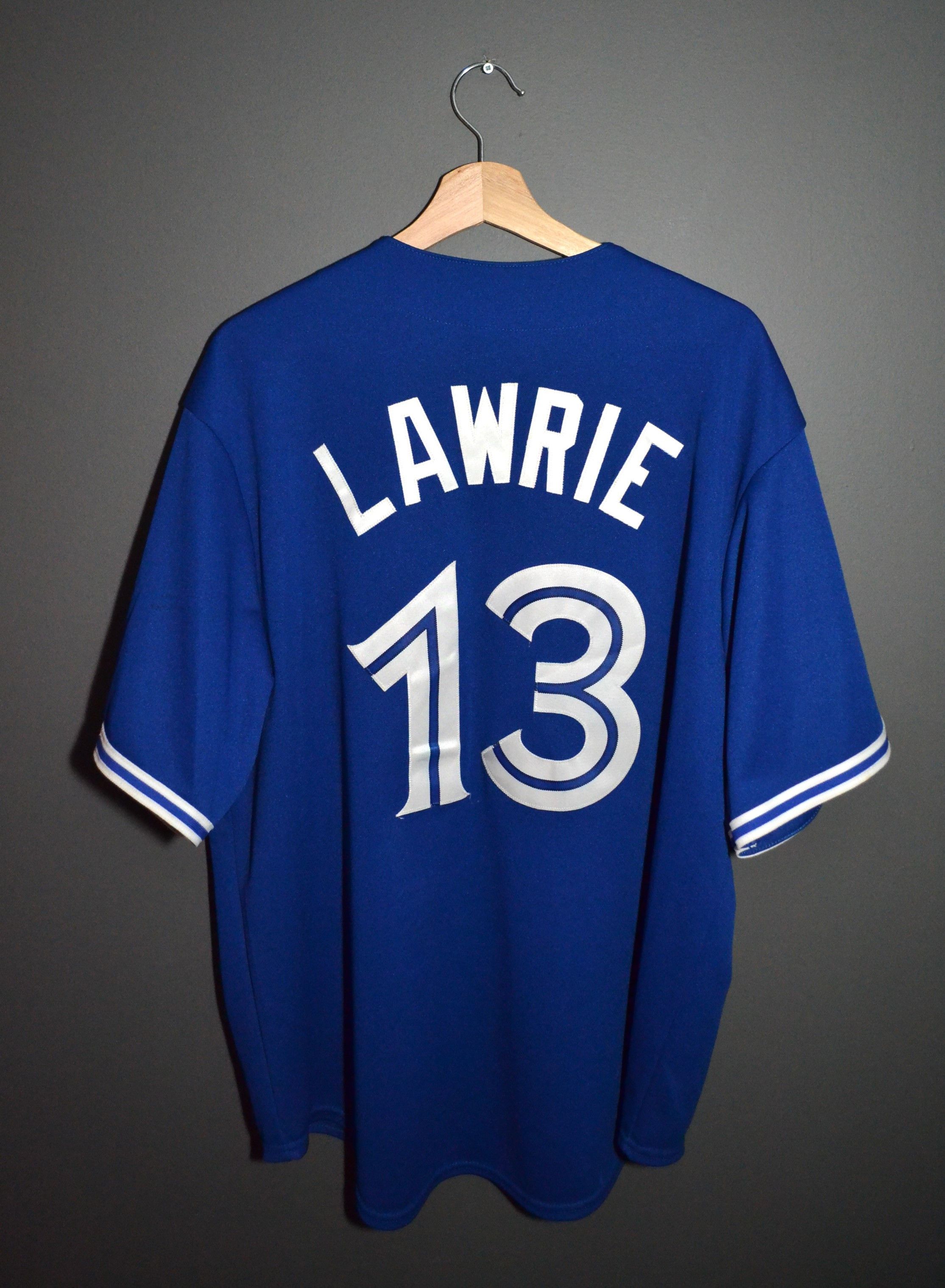 Majestic Majestic Made USA Toronto Blue Jays XL 13 Lawrie Jersey MLB Size US XL / EU 56 / 4 - 8 Thumbnail