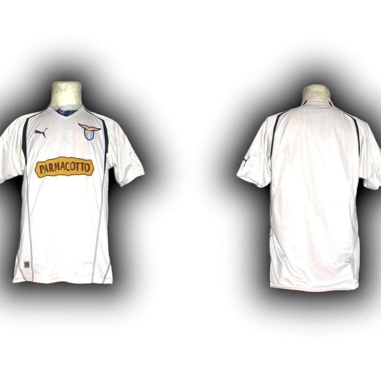 Puma Fc Lazio Italy 2004 2005 Away Shirt Jersey Size US L / EU 52-54 / 3 - 2 Thumbnail