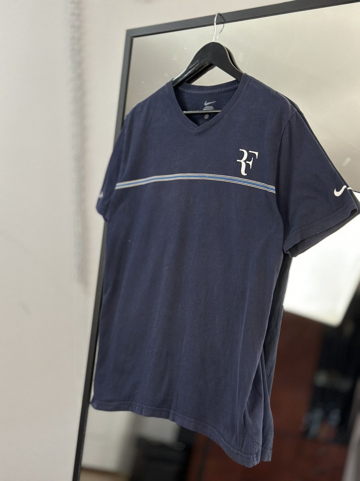 Nike Vintage T-shirt Rodger Federer Jersey Wimbledon Nadal Tee Size US L / EU 52-54 / 3 - 10 Thumbnail
