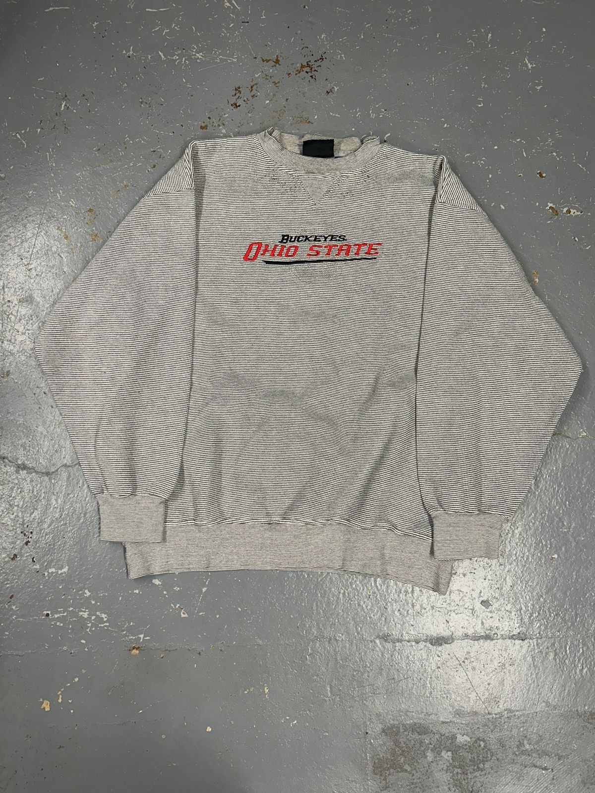 Vintage Crazy Vintage Grey Ohio State University Pullover Crewneck Size US XL / EU 56 / 4 - 1 Thumbnail