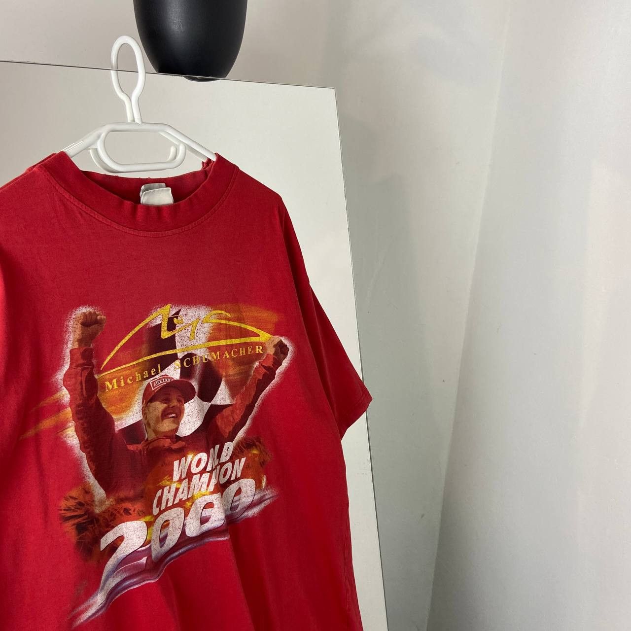 Vintage Vintage 00s Michael Schumacher World Champion Racing T-Shirt Size US XL / EU 56 / 4 - 3 Thumbnail