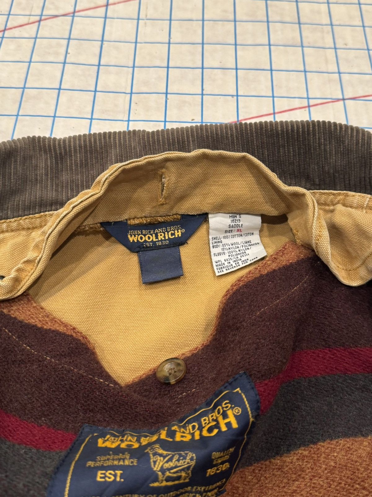 Woolrich Woolen Mills Vintage Woolrich Chore Coat / Barn Jacket With Blanket Liner Size US XL / EU 56 / 4 - 6 Thumbnail