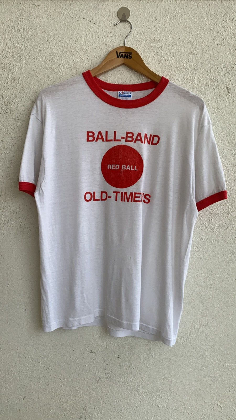 Band Tees Ball-Band Redball Old Timers Ringer Vintage Size US XL / EU 56 / 4 - 10 Thumbnail