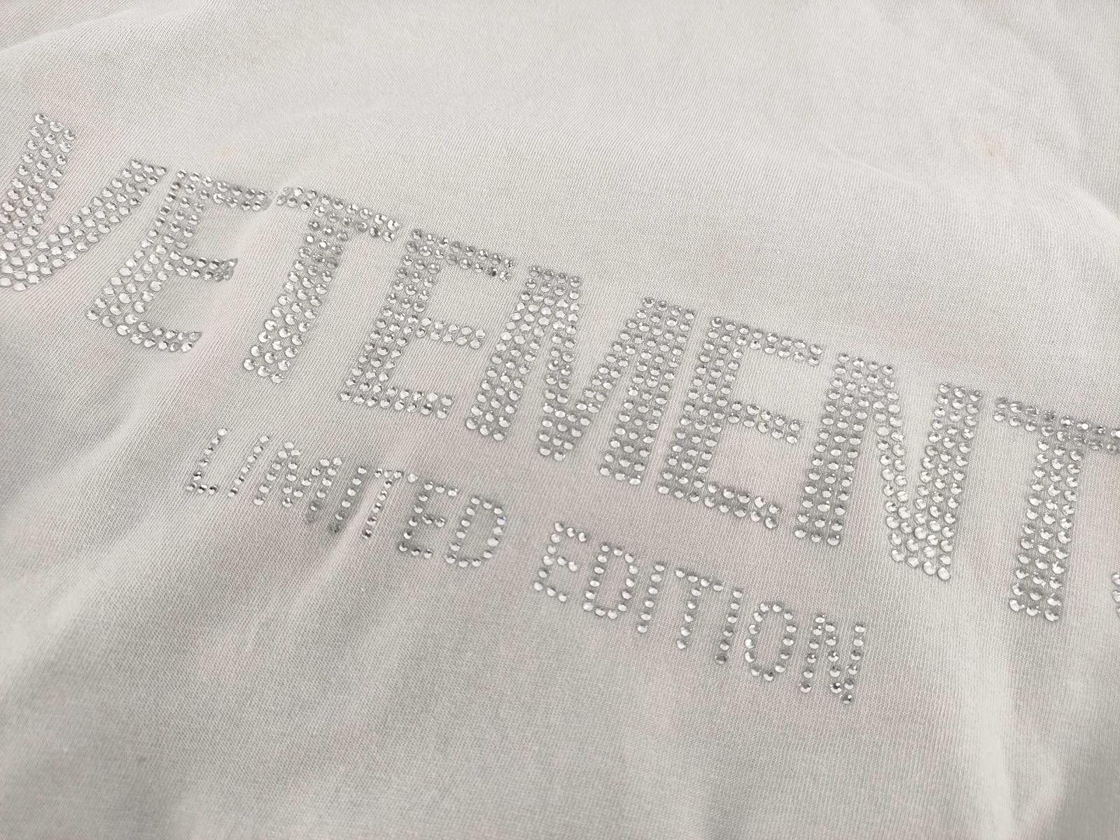 Vetements Vetements Rhinestone Oversized T-Shirt Size ONE SIZE - 2 Thumbnail