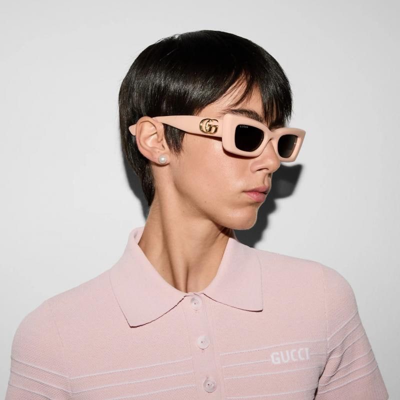 Gucci NEW GUCCI GG1827S 005 WOMEN PINK SUNGLASSES GUCCI Size ONE SIZE - 2 Thumbnail