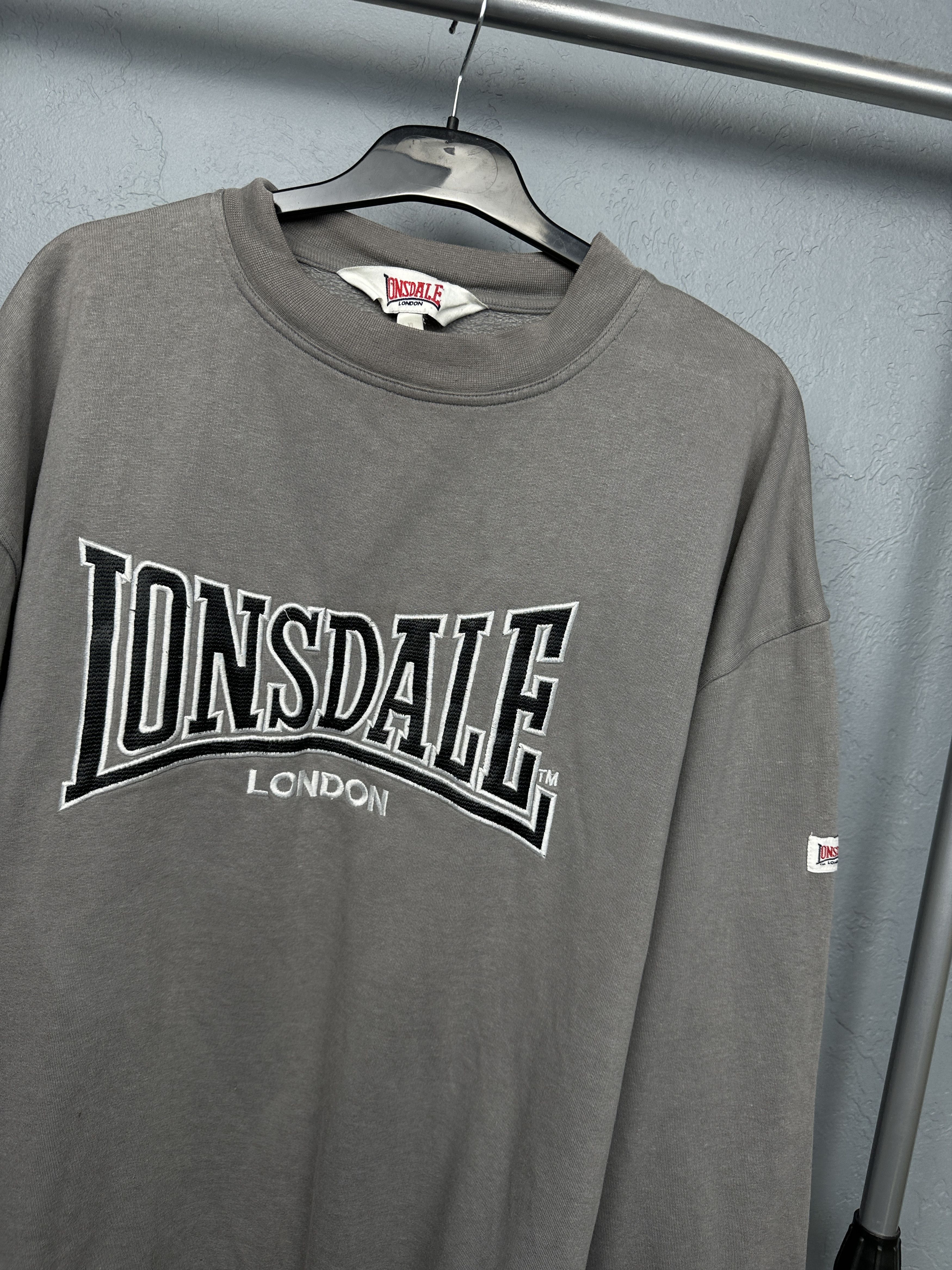Lonsdale Lonsdale 90s Vintage Mens Sweatshirt Size US XL / EU 56 / 4 - 2 Thumbnail