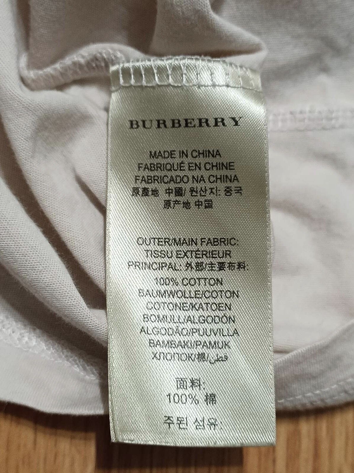 Burberry Burberry London Brit Beige V-neck Cotton T-Shirt Size XL Size XL / US 12-14 / IT 48-50 - 11 Thumbnail