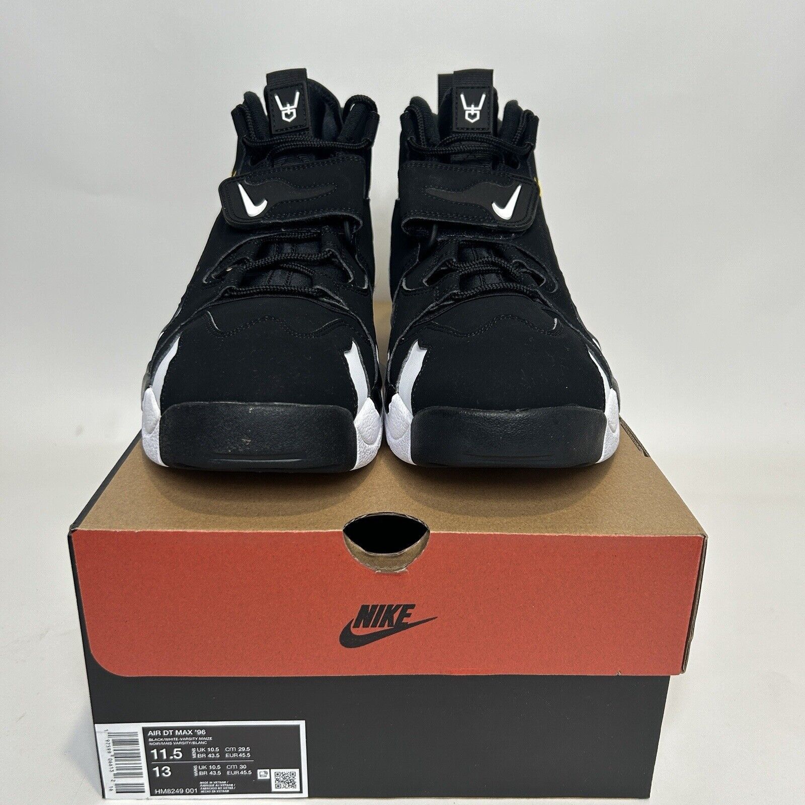 Nike Nike Air DT Max '96 “Black Varsity Maize/Deion Sanders” 2024 Size US 11.5 / EU 44-45 - 2 Thumbnail