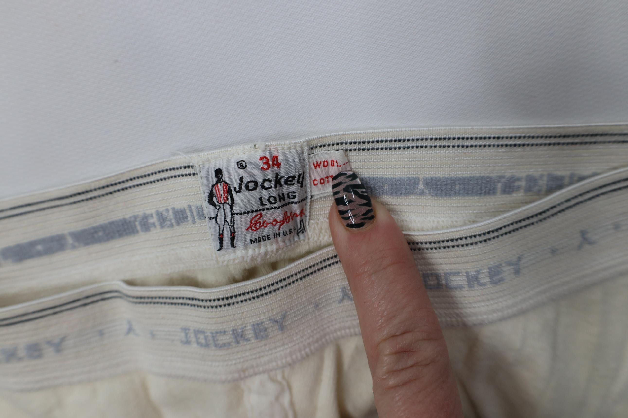 Jockey Vintage 40s Jockey Coopers Front Thermal Knit Pants USA Size US 34 / EU 50 - 5 Thumbnail