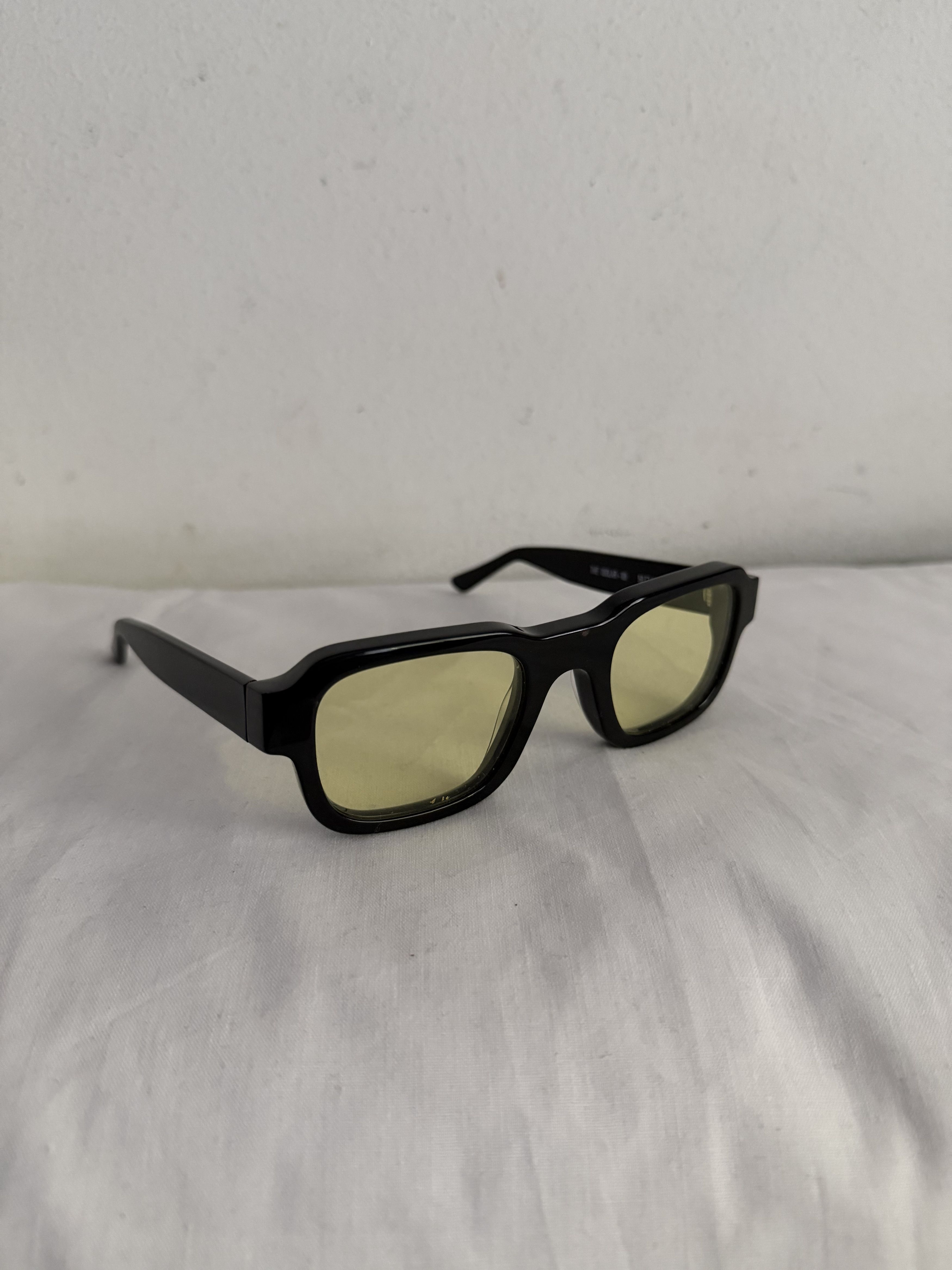 Enfants Riches Deprimes × Thierry Lasry The Isolar - 101 Chunky Black Acetate Yellow Sunglasses Size ONE SIZE - 6 Thumbnail