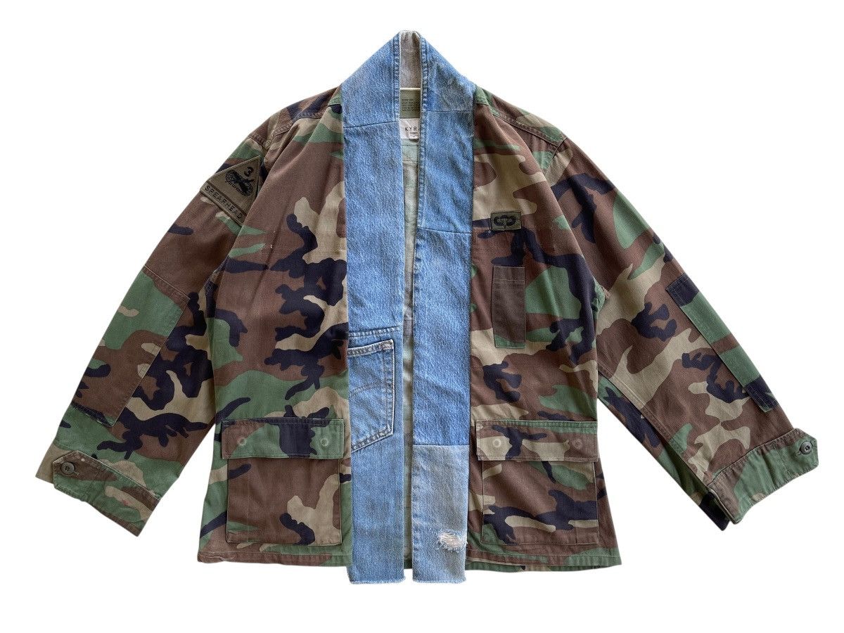 Vintage KYRA Camouflage Remake Visvim Style Kimono Jacket Size US M / EU 48-50 / 2 - 3 Thumbnail
