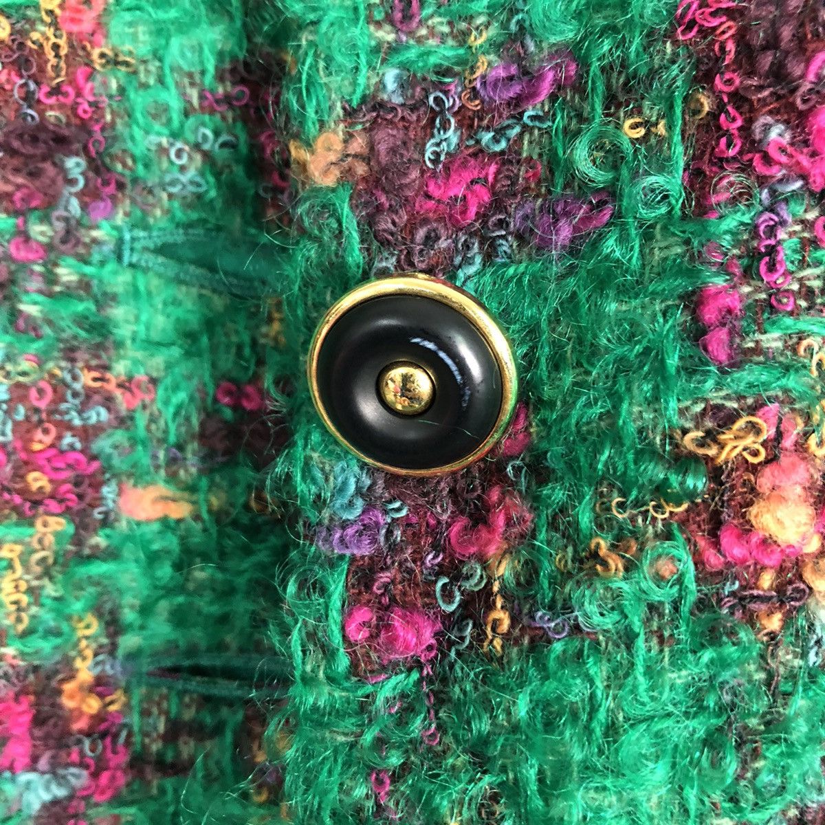 Christian Dior Monsieur Mademoiselle Dior Couture Bouclé Tweed Jacket Size M / US 6-8 / IT 42-44 - 16 Thumbnail